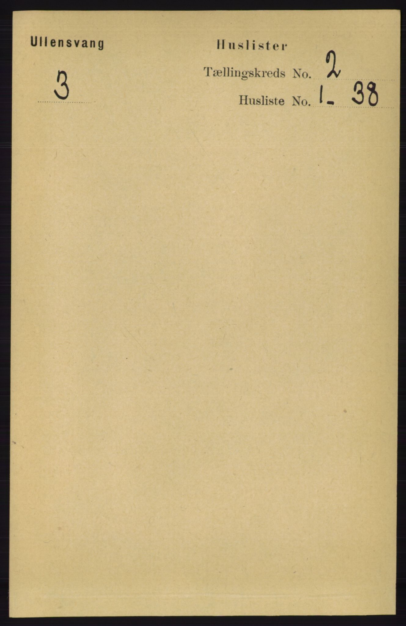 RA, 1891 census for 1230 Ullensvang, 1891, p. 281