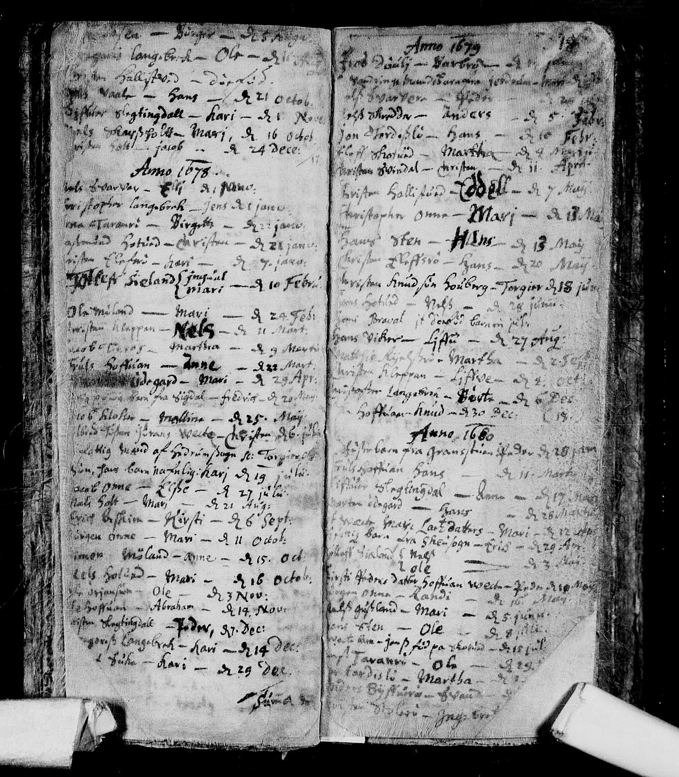 Andebu kirkebøker, SAKO/A-336/F/Fa/L0001: Parish register (official) no. 1 /1, 1623-1738, p. 19