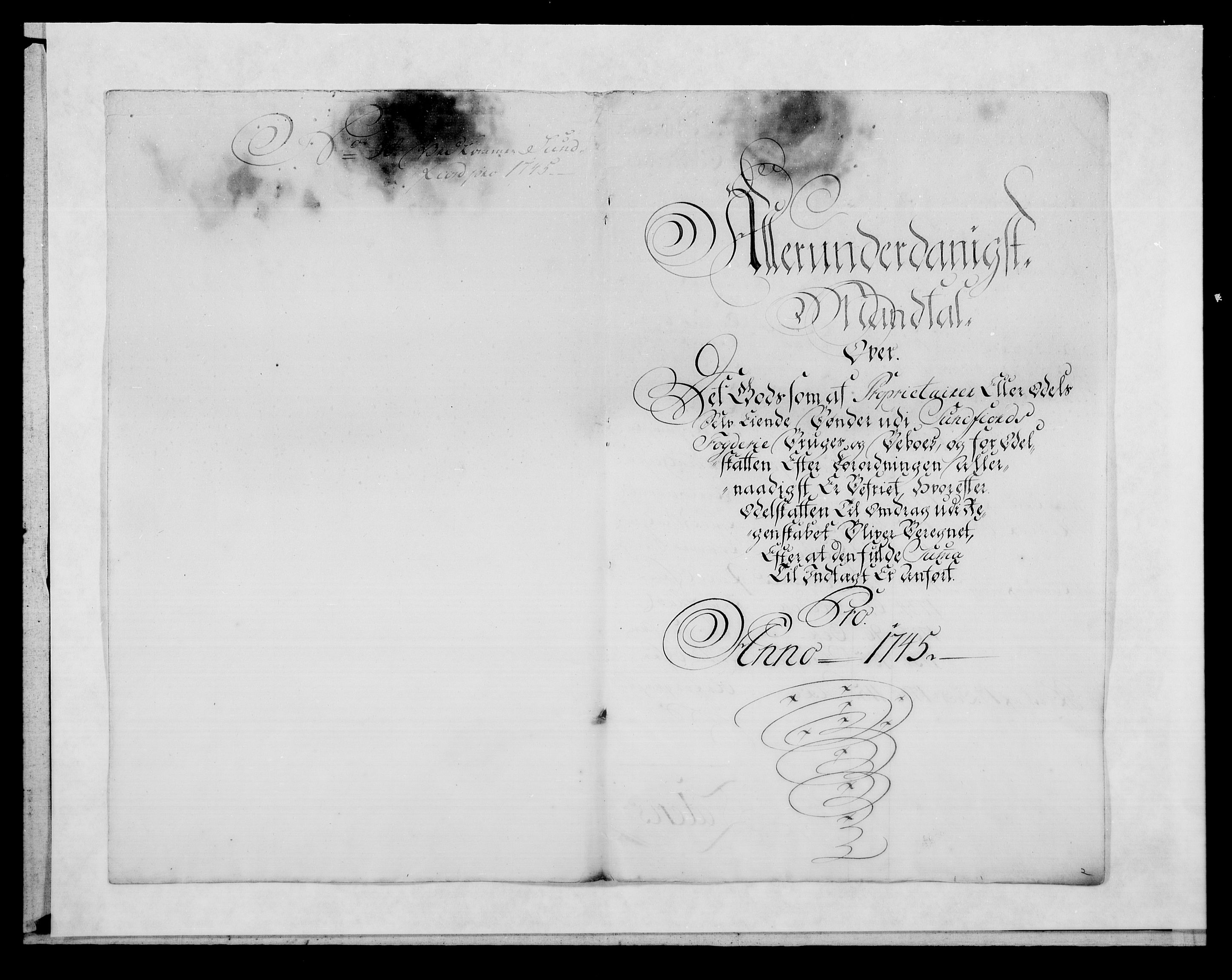 Rentekammeret inntil 1814, Reviderte regnskaper, Fogderegnskap, AV/RA-EA-4092/R53/L3471: Fogderegnskap Sunn- og Nordfjord, 1745, p. 199