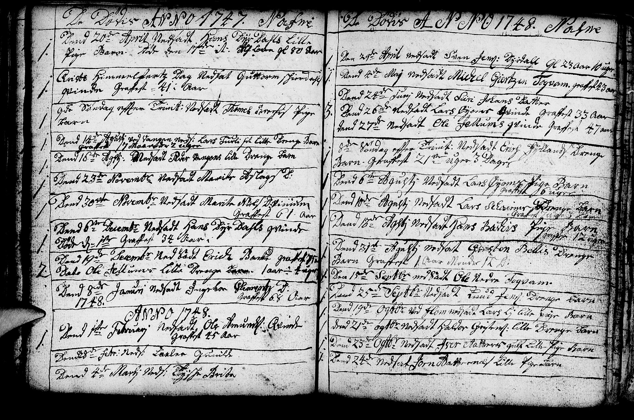 Aurland sokneprestembete, SAB/A-99937/H/Ha/Haa/L0003: Parish register (official) no. A 3, 1735-1761, p. 121
