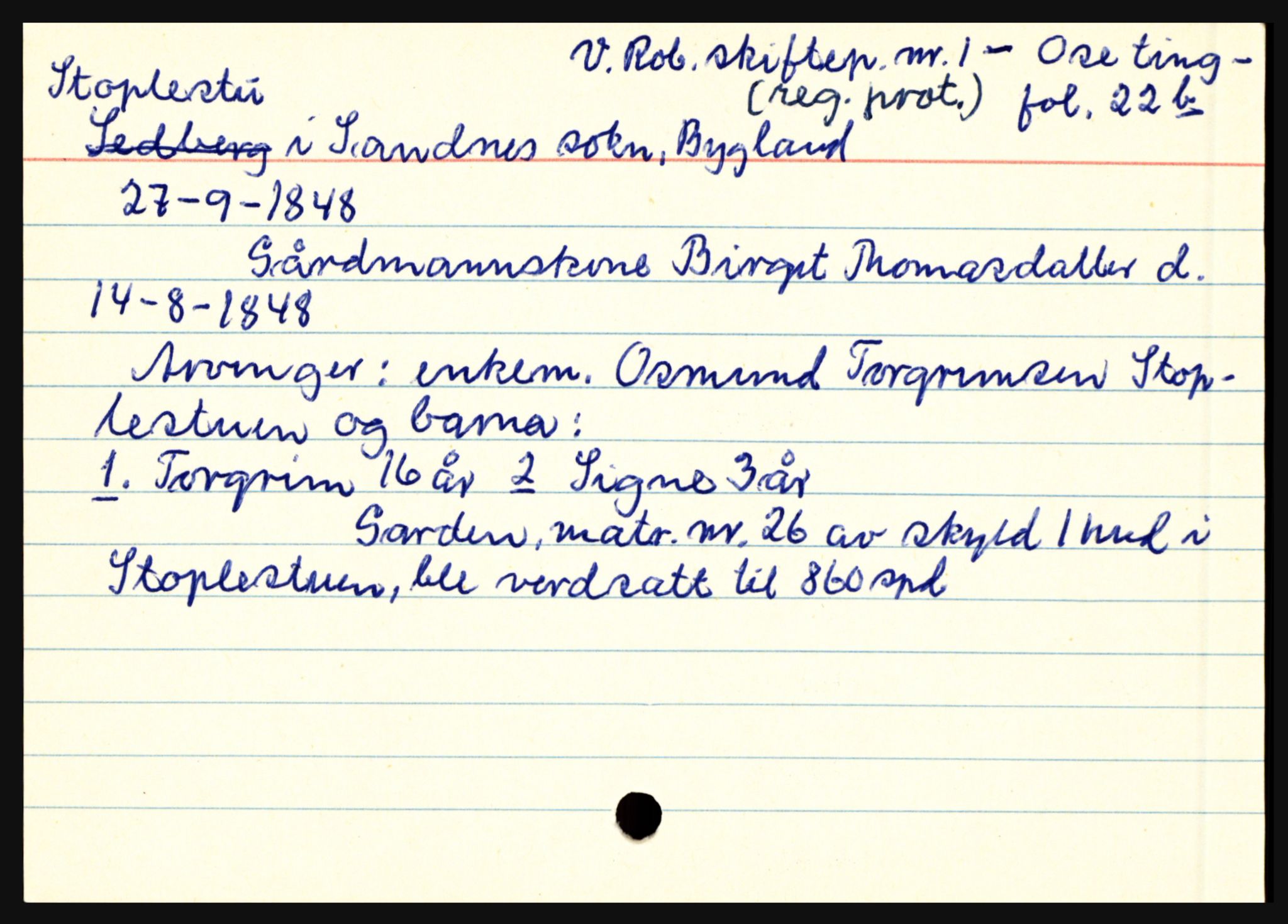 Setesdal sorenskriveri, SAK/1221-0011/H, p. 11359