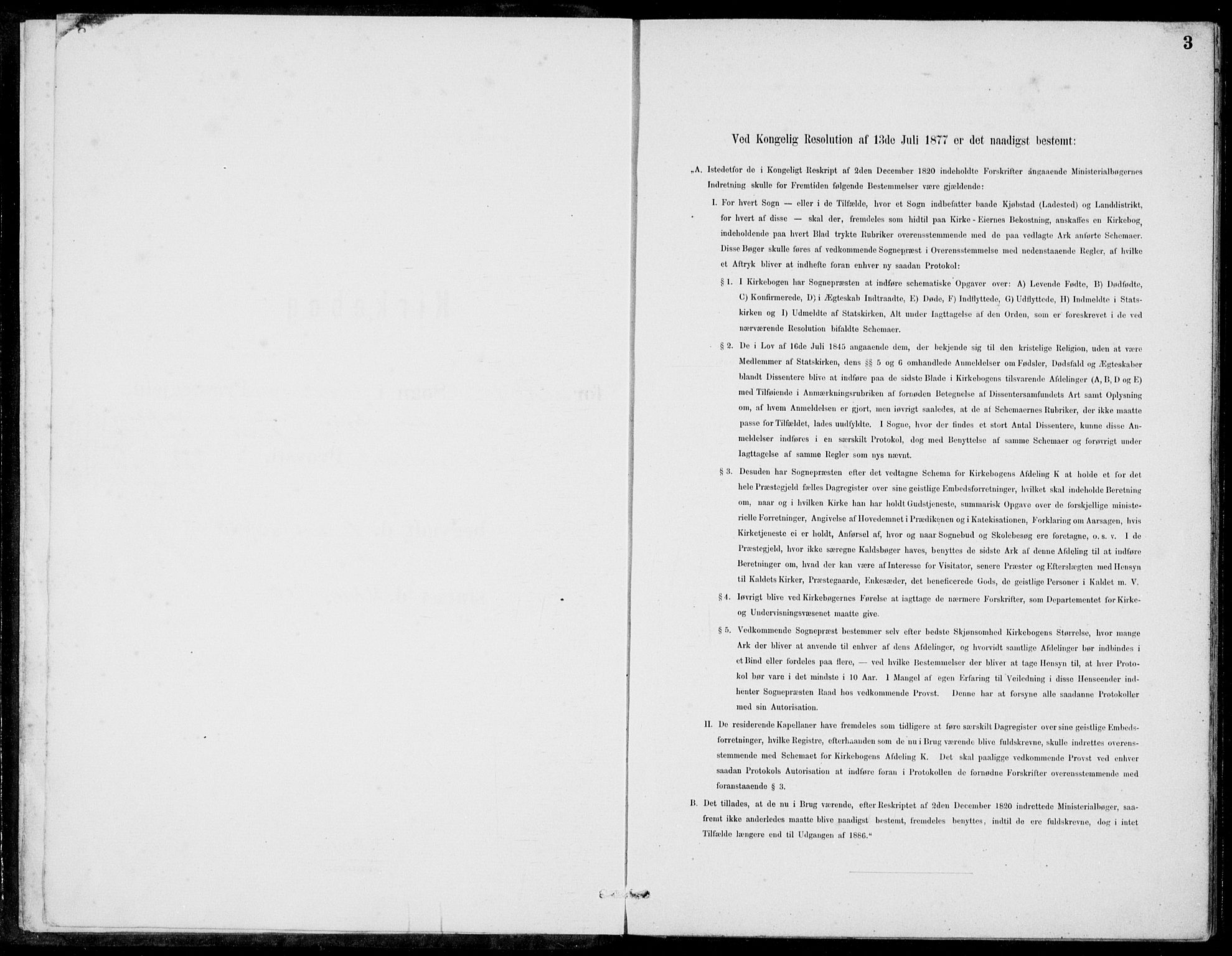 Hosanger sokneprestembete, AV/SAB-A-75801/H/Haa: Parish register (official) no. C  1, 1880-1900, p. 3