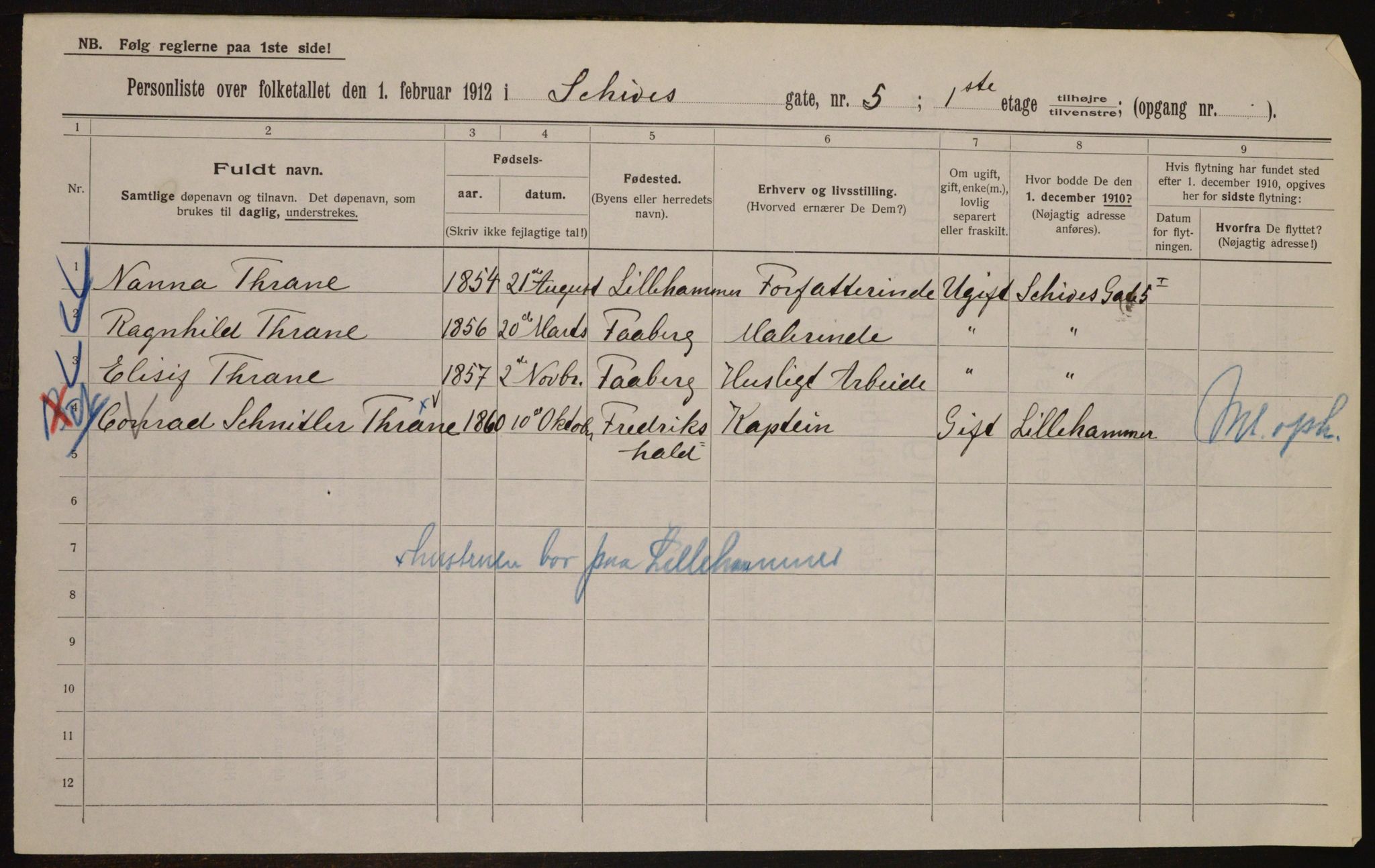 OBA, Municipal Census 1912 for Kristiania, 1912, p. 89814