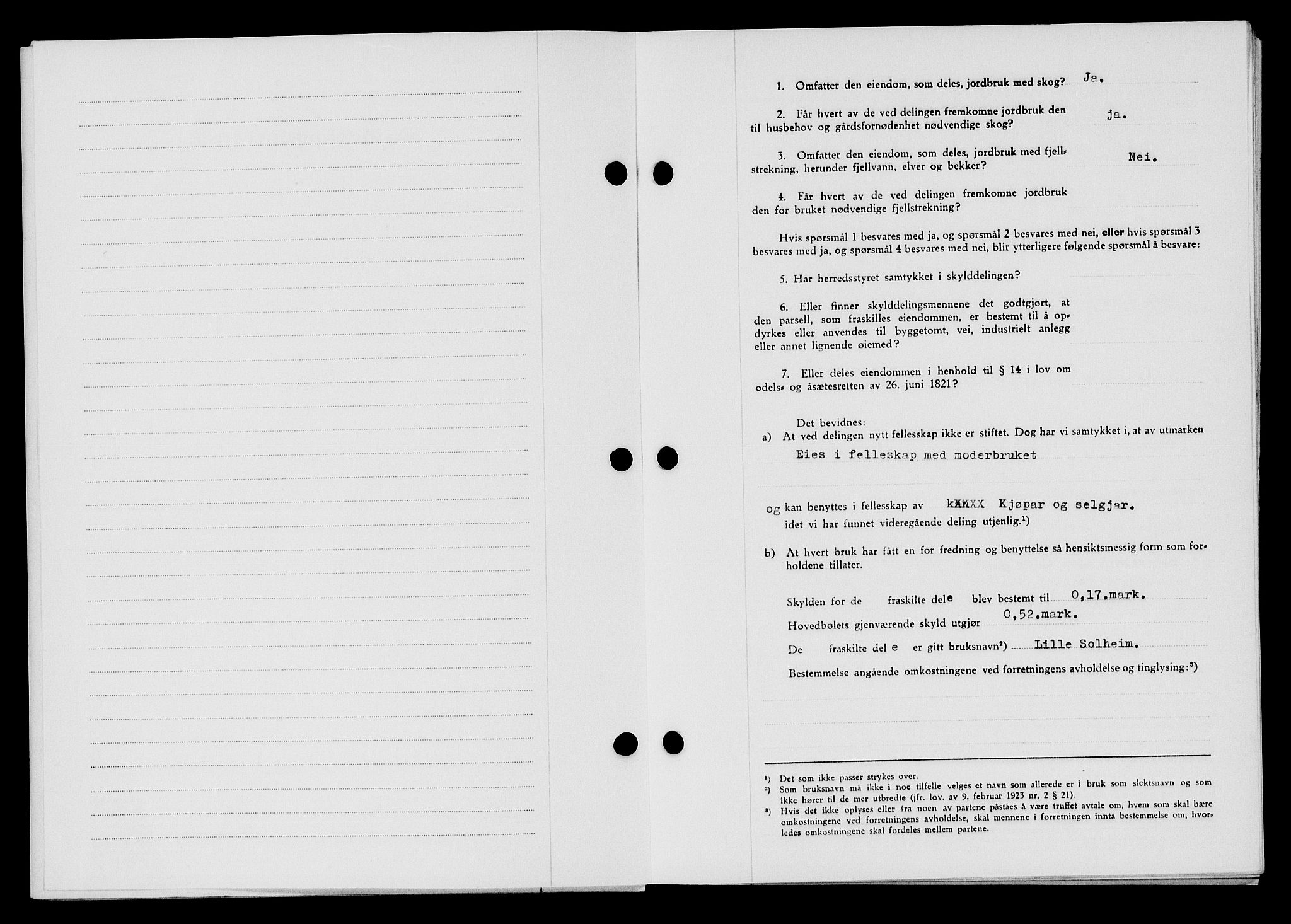 Flekkefjord sorenskriveri, SAK/1221-0001/G/Gb/Gba/L0059: Mortgage book no. A-7, 1944-1945, Diary no: : 256/1945