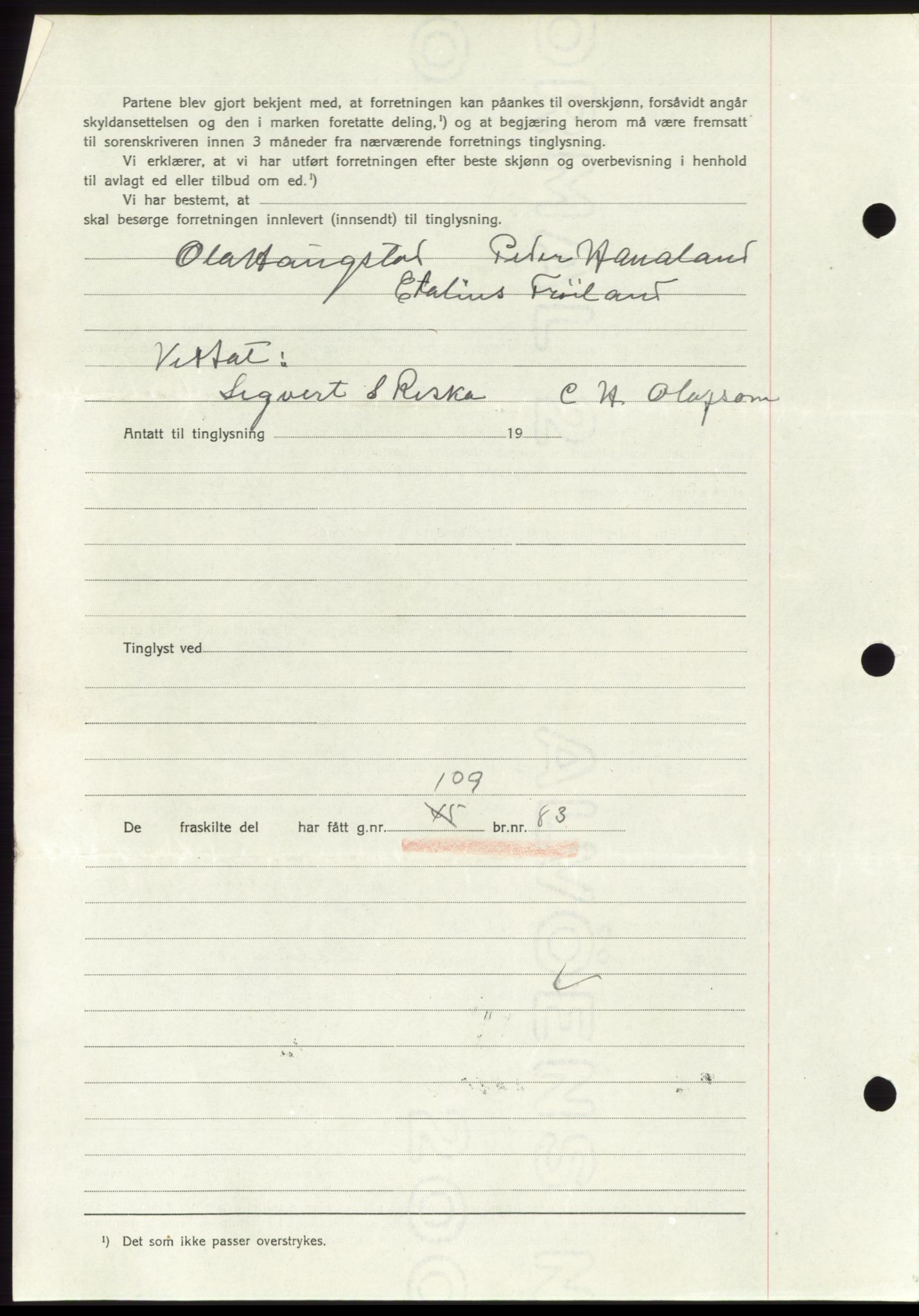 Jæren sorenskriveri, SAST/A-100310/03/G/Gba/L0066: Mortgage book no. 71-72, 1936-1936, Diary no: : 2649/1936