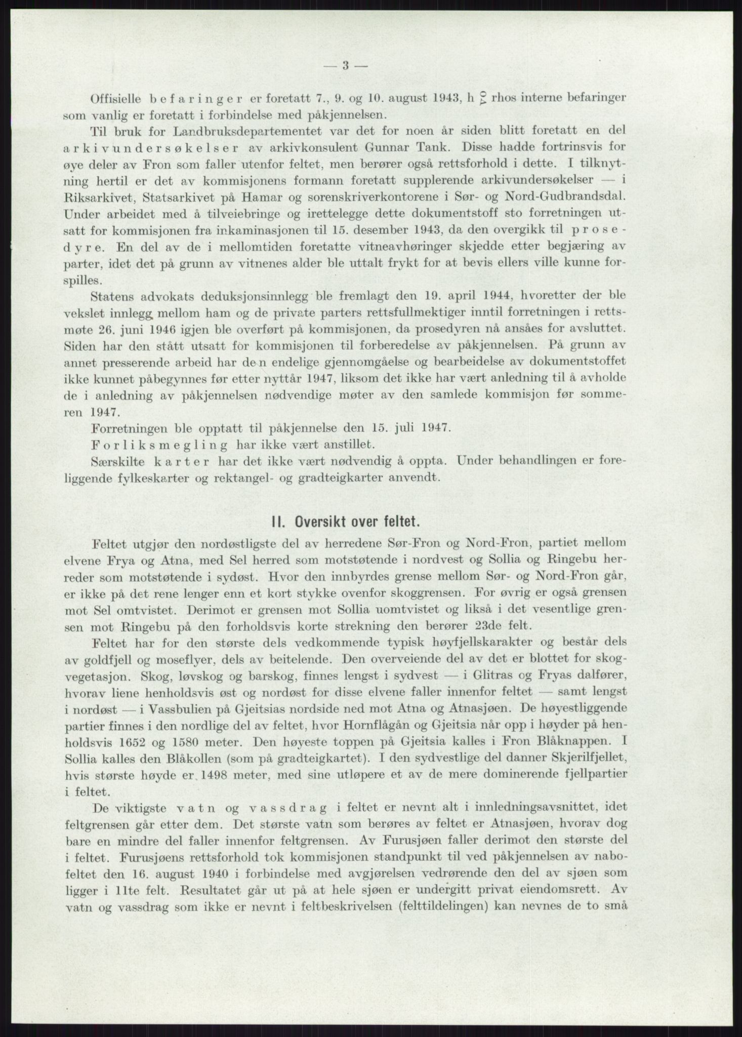 Høyfjellskommisjonen, AV/RA-S-1546/X/Xa/L0001: Nr. 1-33, 1909-1953, p. 6689