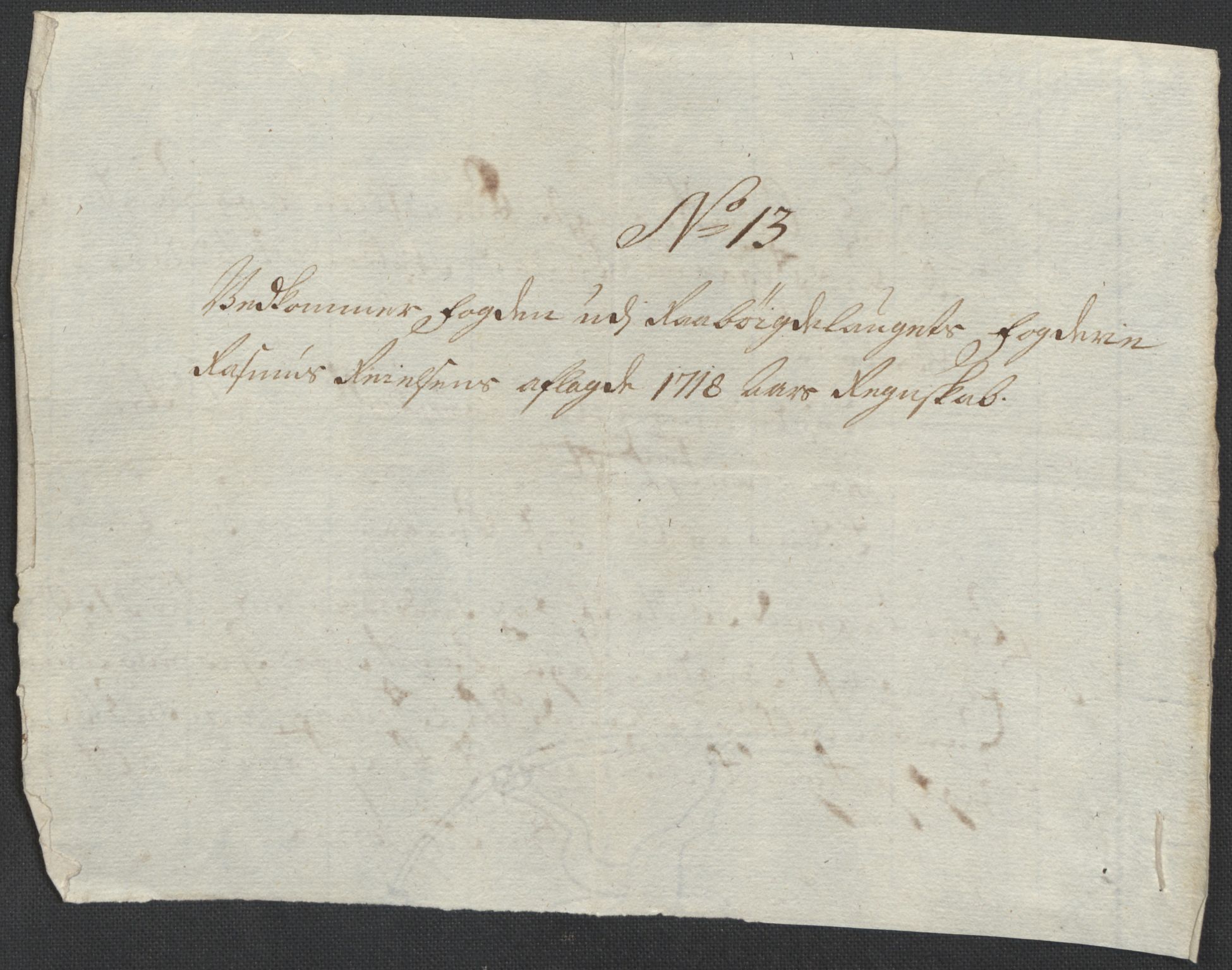 Rentekammeret inntil 1814, Reviderte regnskaper, Fogderegnskap, AV/RA-EA-4092/R40/L2453: Fogderegnskap Råbyggelag, 1718-1719, p. 114