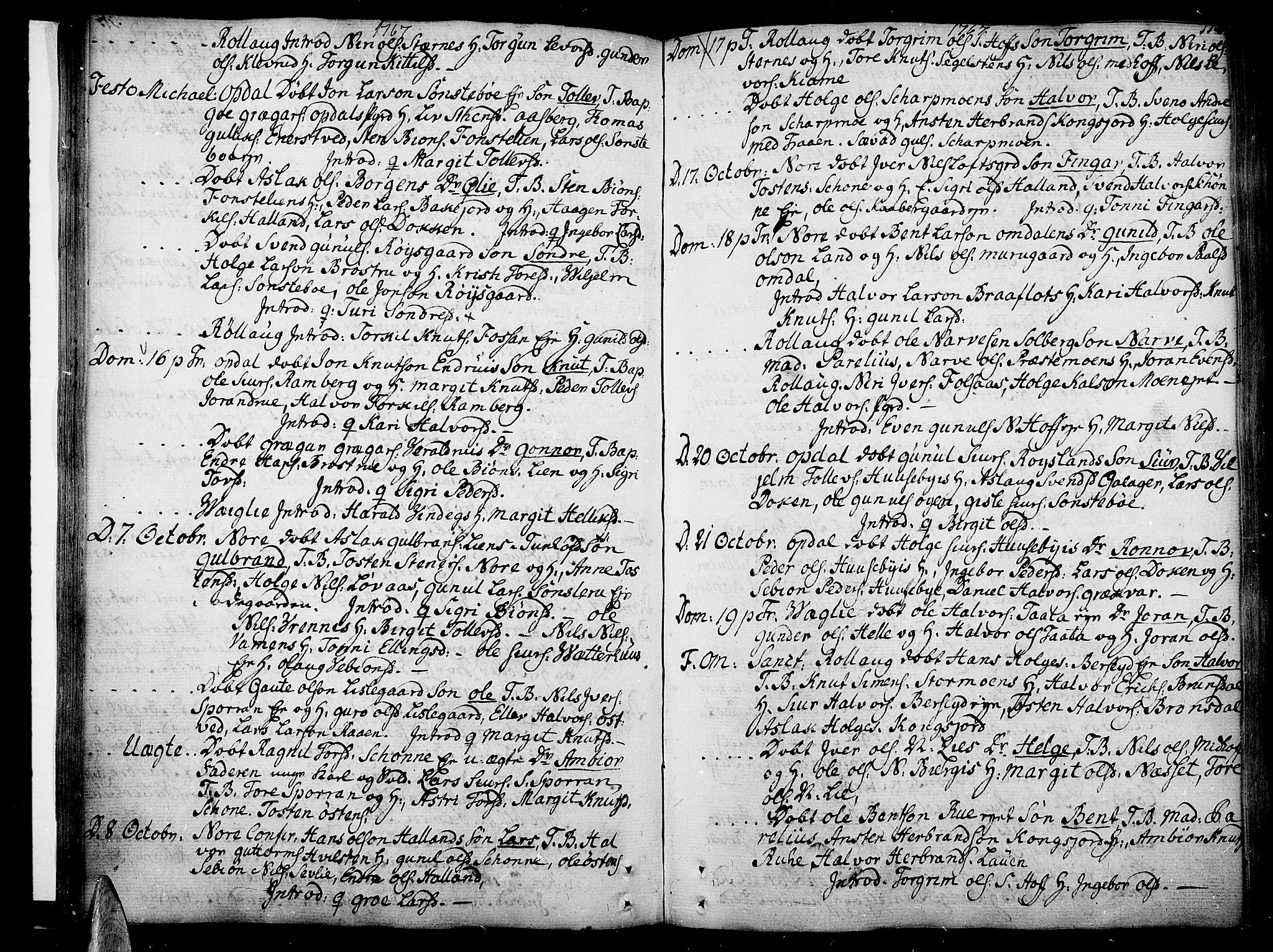 Rollag kirkebøker, SAKO/A-240/F/Fa/L0003: Parish register (official) no. I 3, 1743-1778, p. 112