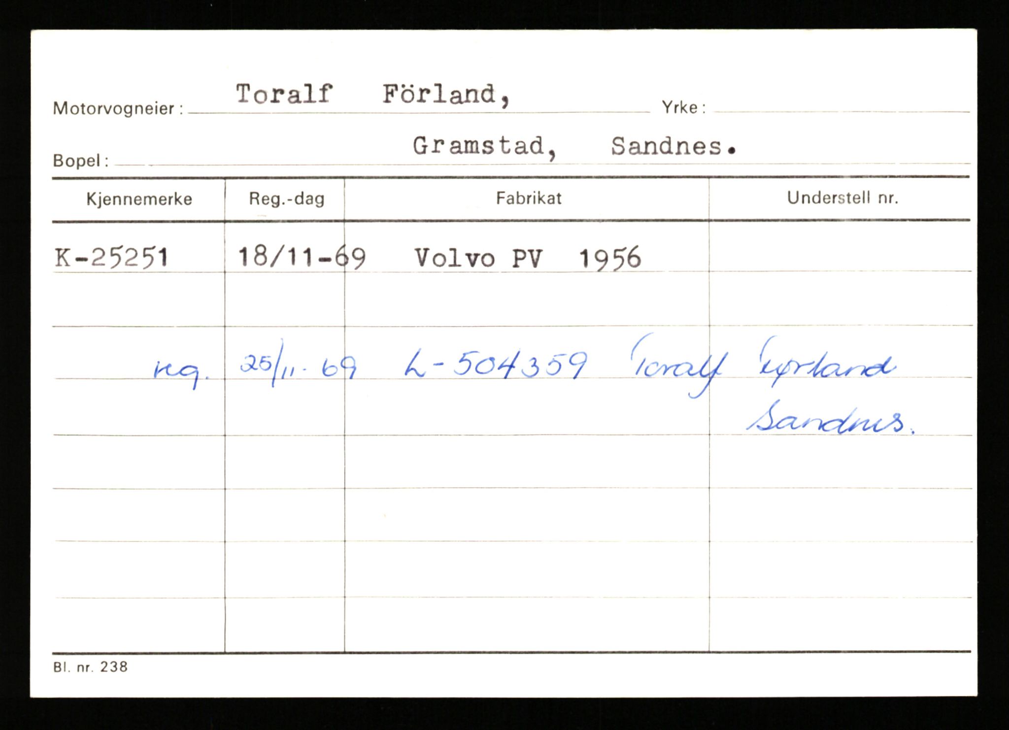 Stavanger trafikkstasjon, AV/SAST-A-101942/0/G/L0005: Registreringsnummer: 23000 - 34245, 1930-1971, p. 681