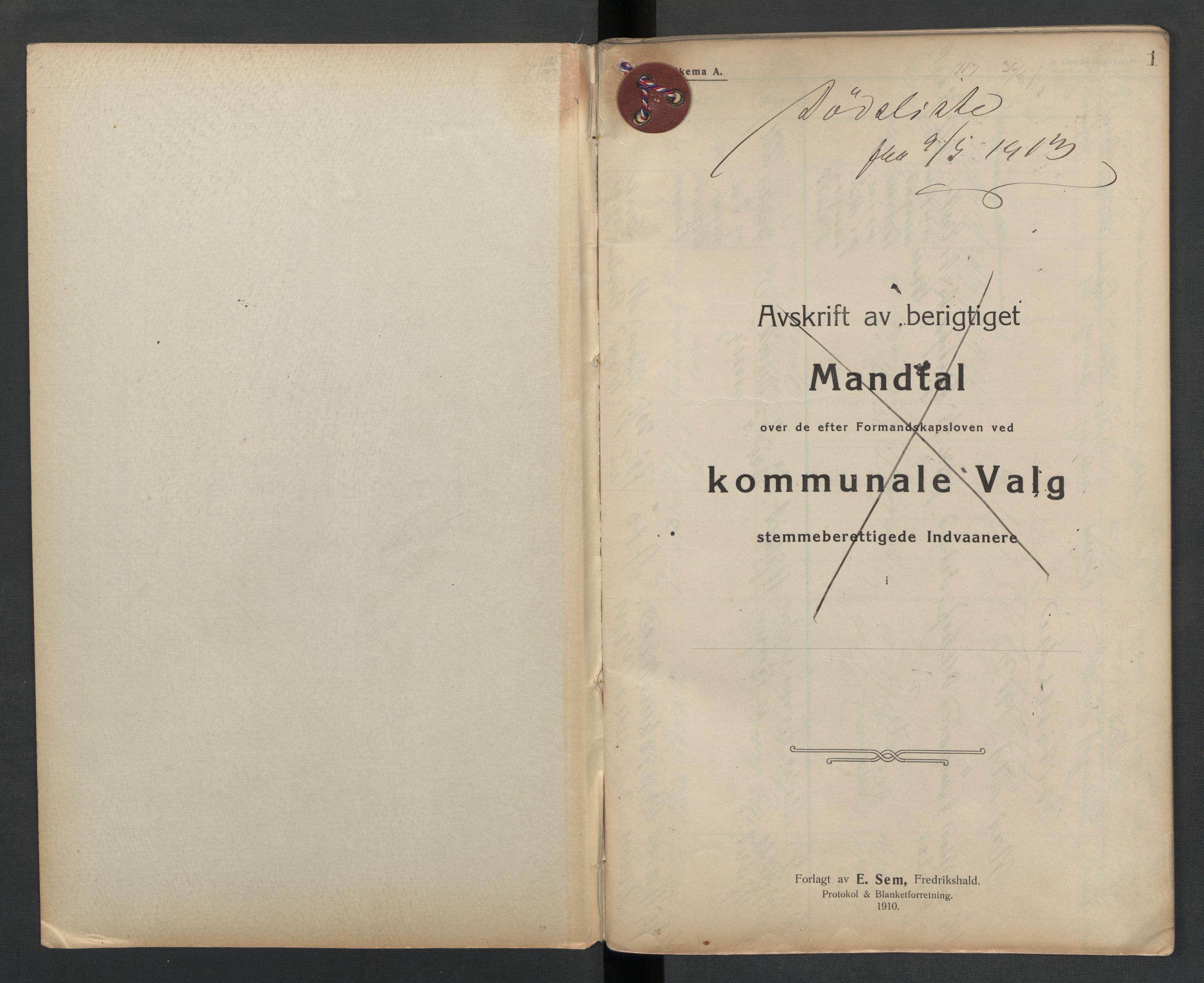 Molde lensmannskontor, SAT/A-5658/1/2/L0046: Døsfallsprotokoll, 1913-1918