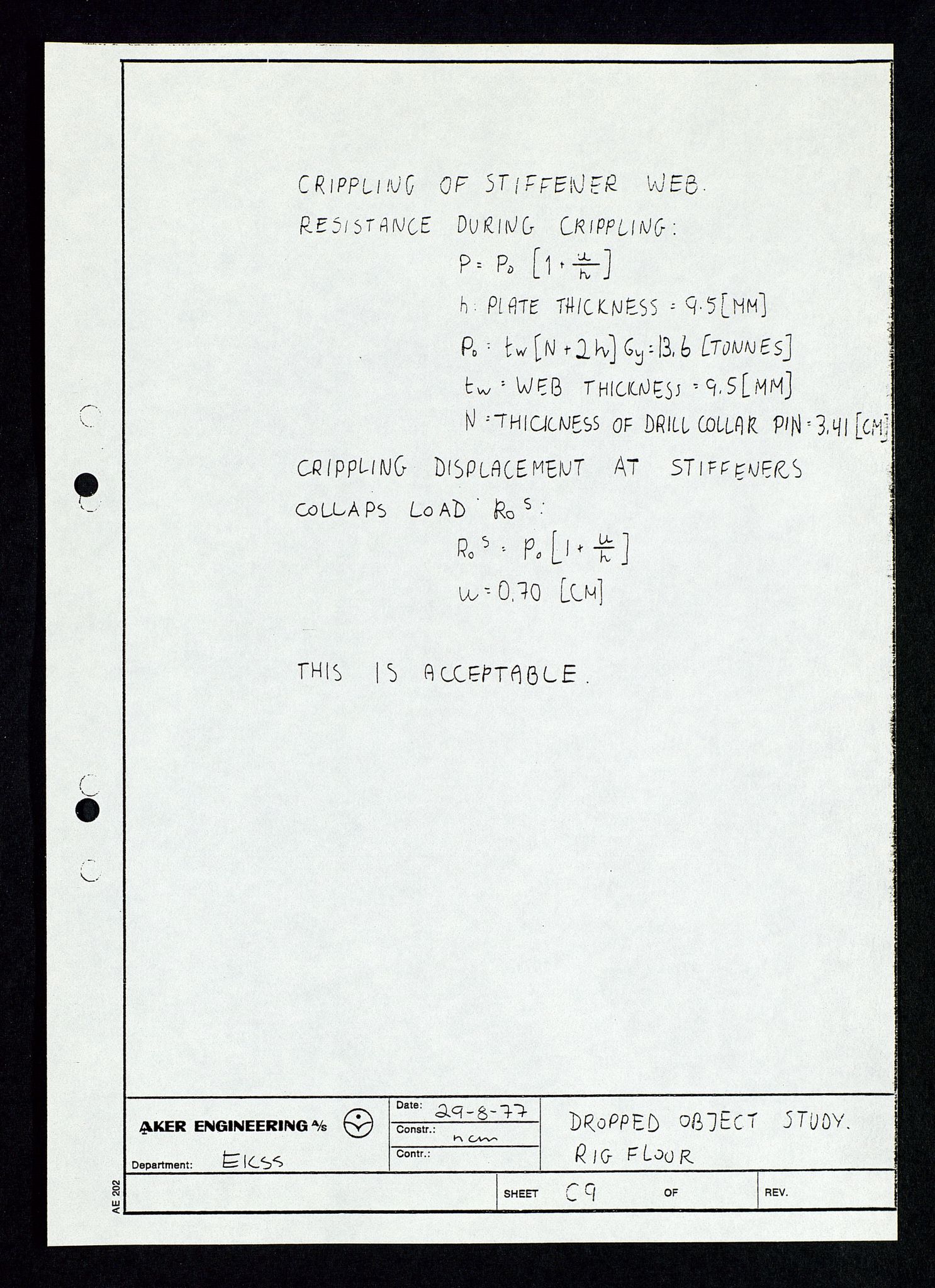 Pa 1339 - Statoil ASA, AV/SAST-A-101656/0001/D/Dm/L0348: Gravitasjonsplattform betong, 1975-1978, p. 154