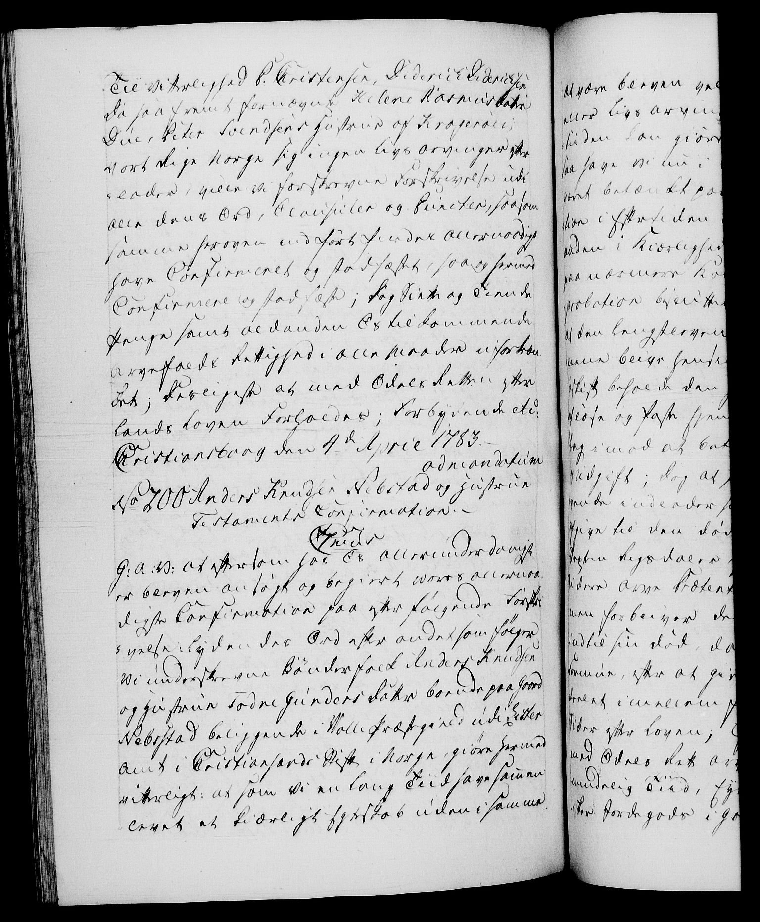 Danske Kanselli 1572-1799, RA/EA-3023/F/Fc/Fca/Fcaa/L0049: Norske registre, 1782-1783, p. 506b