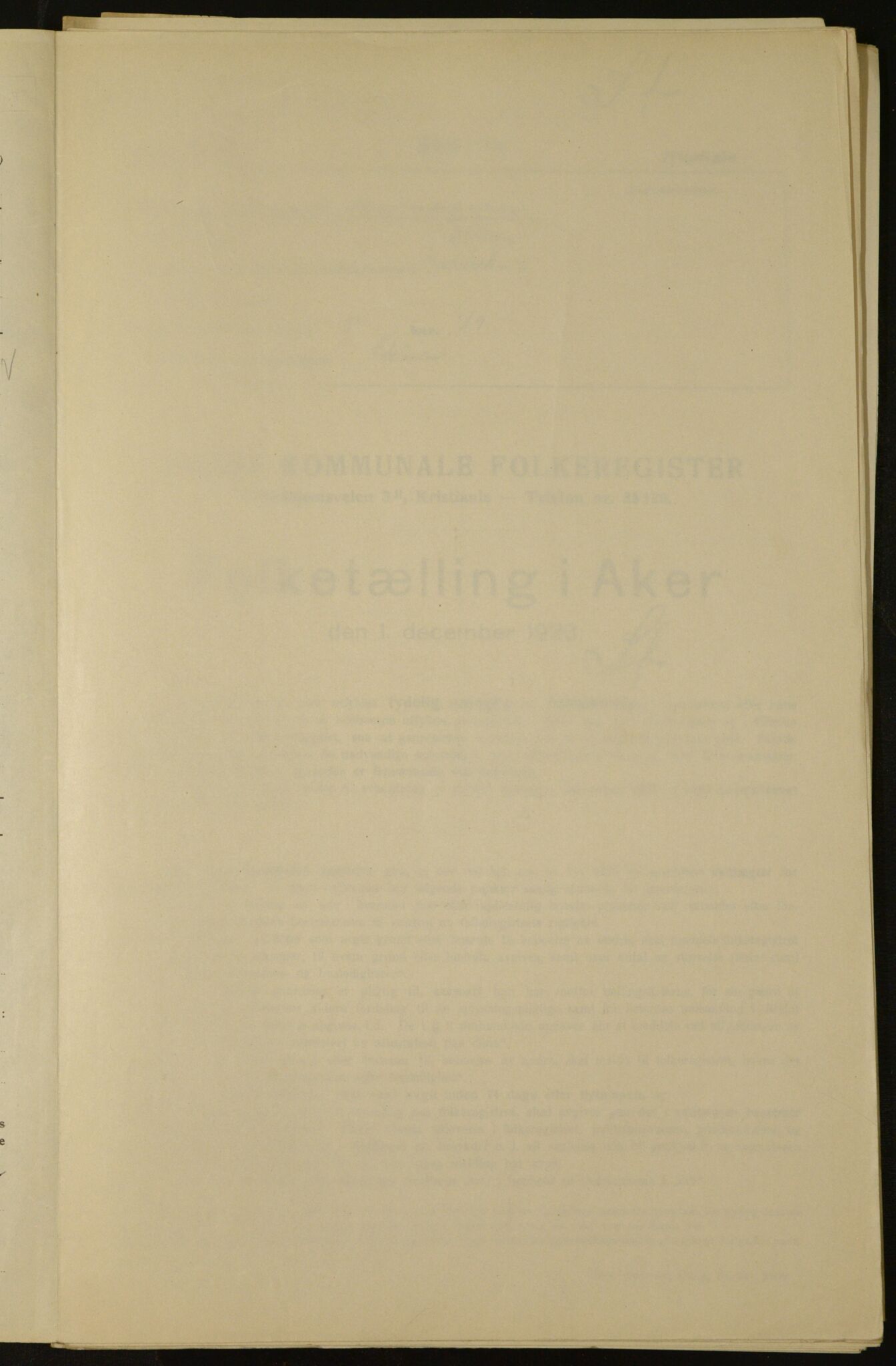 , Municipal Census 1923 for Aker, 1923, p. 1004