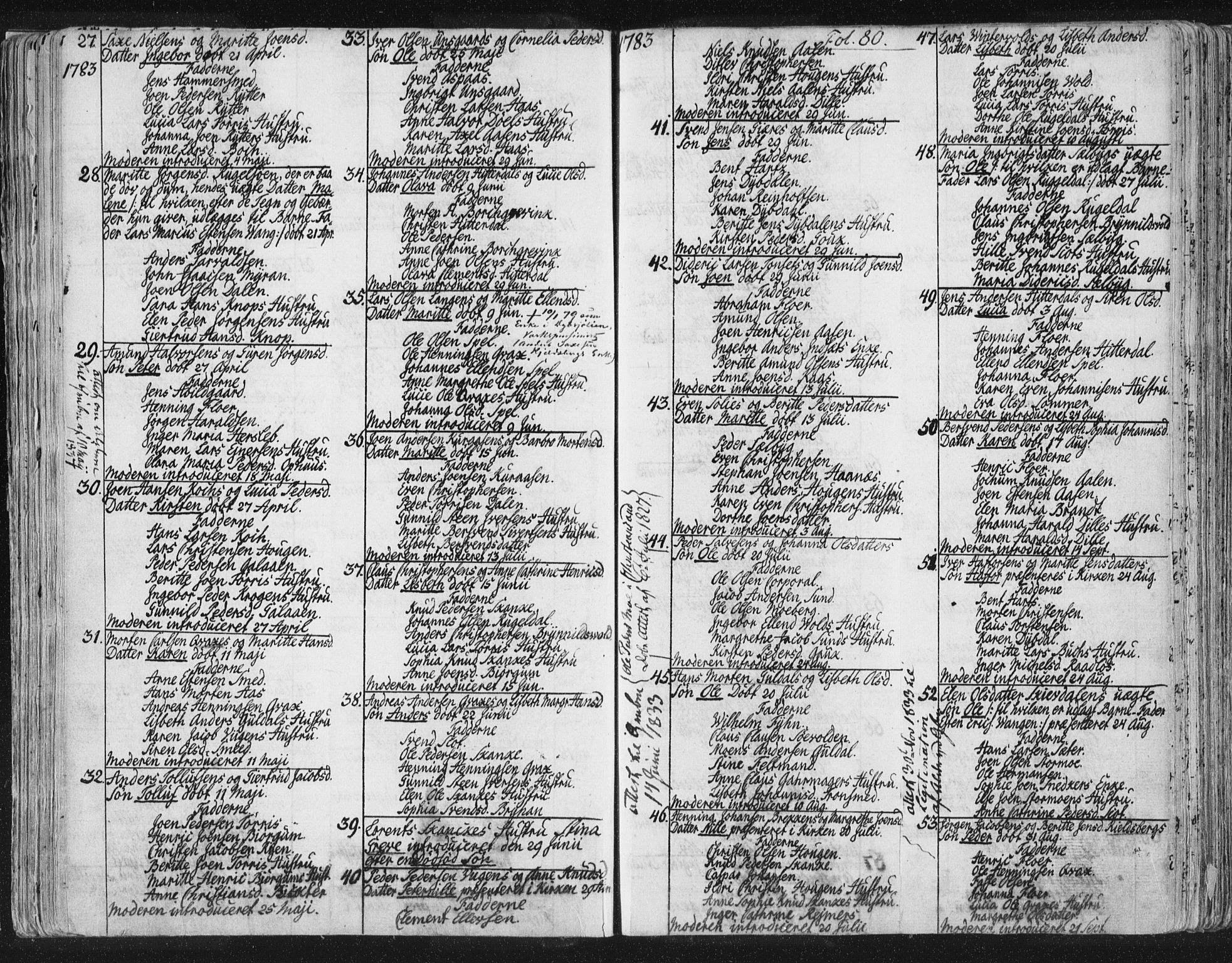 Ministerialprotokoller, klokkerbøker og fødselsregistre - Sør-Trøndelag, SAT/A-1456/681/L0926: Parish register (official) no. 681A04, 1767-1797, p. 80