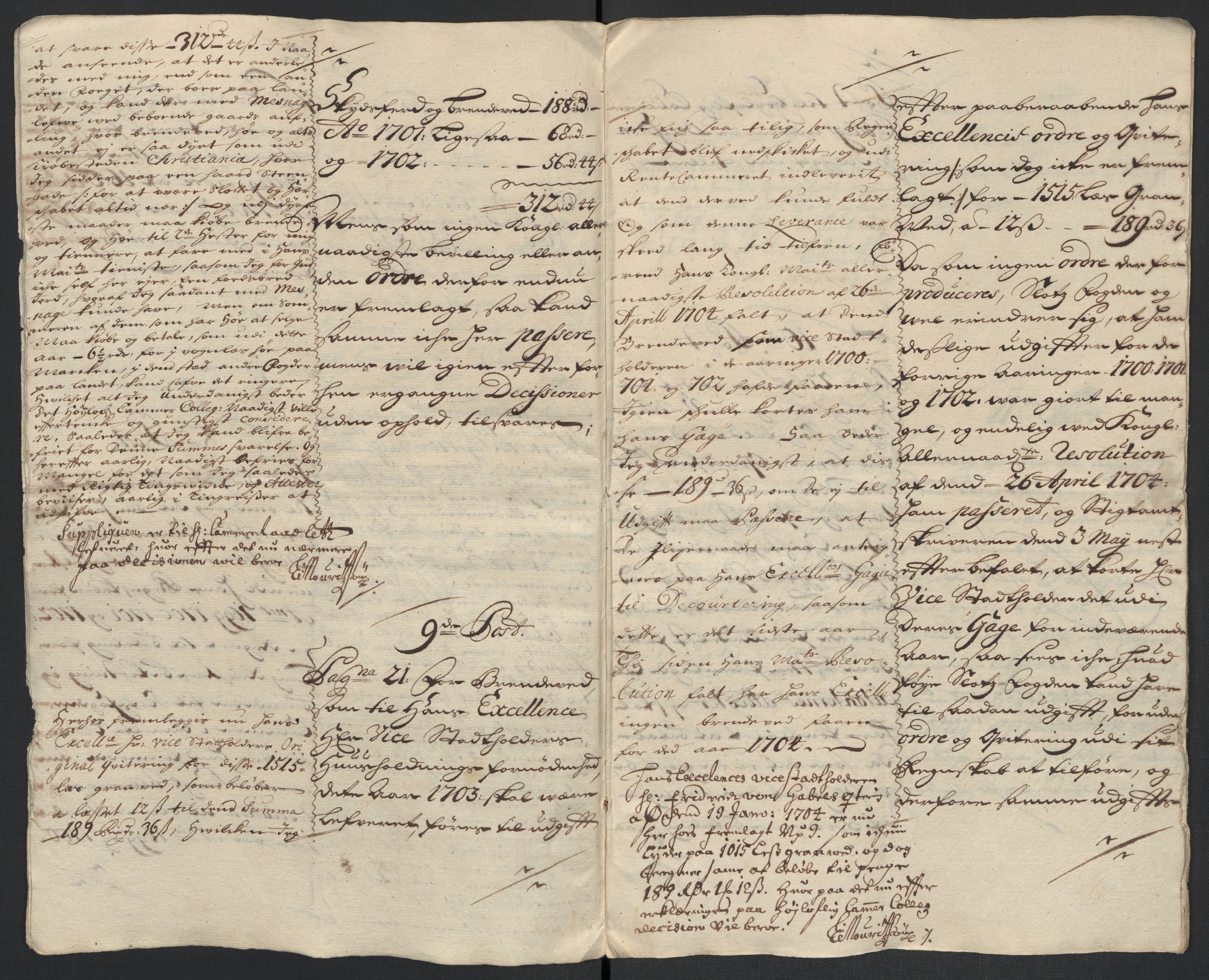 Rentekammeret inntil 1814, Reviderte regnskaper, Fogderegnskap, AV/RA-EA-4092/R10/L0445: Fogderegnskap Aker og Follo, 1703-1704, p. 263