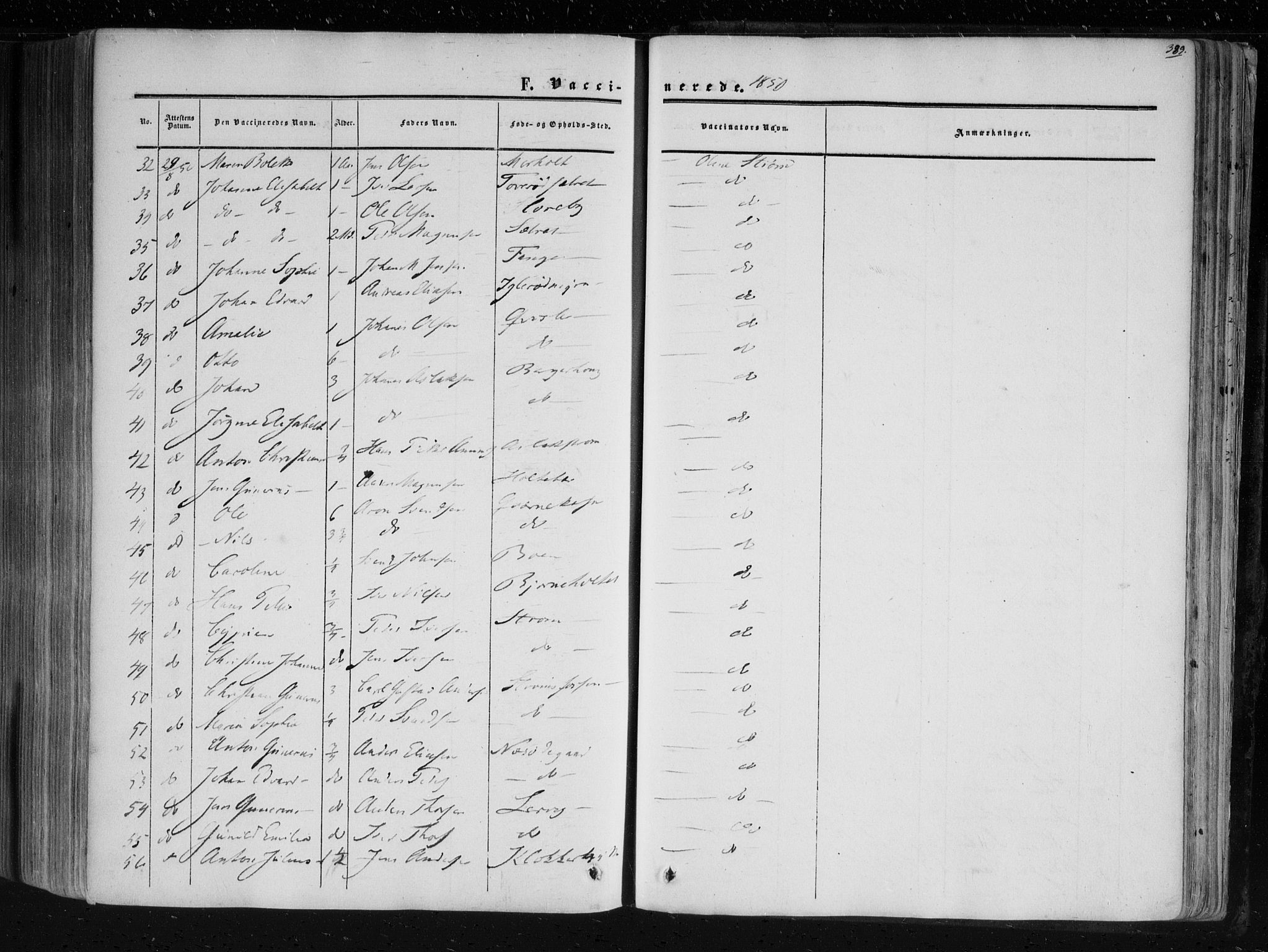 Aremark prestekontor Kirkebøker, AV/SAO-A-10899/F/Fc/L0003: Parish register (official) no. III 3, 1850-1865, p. 389