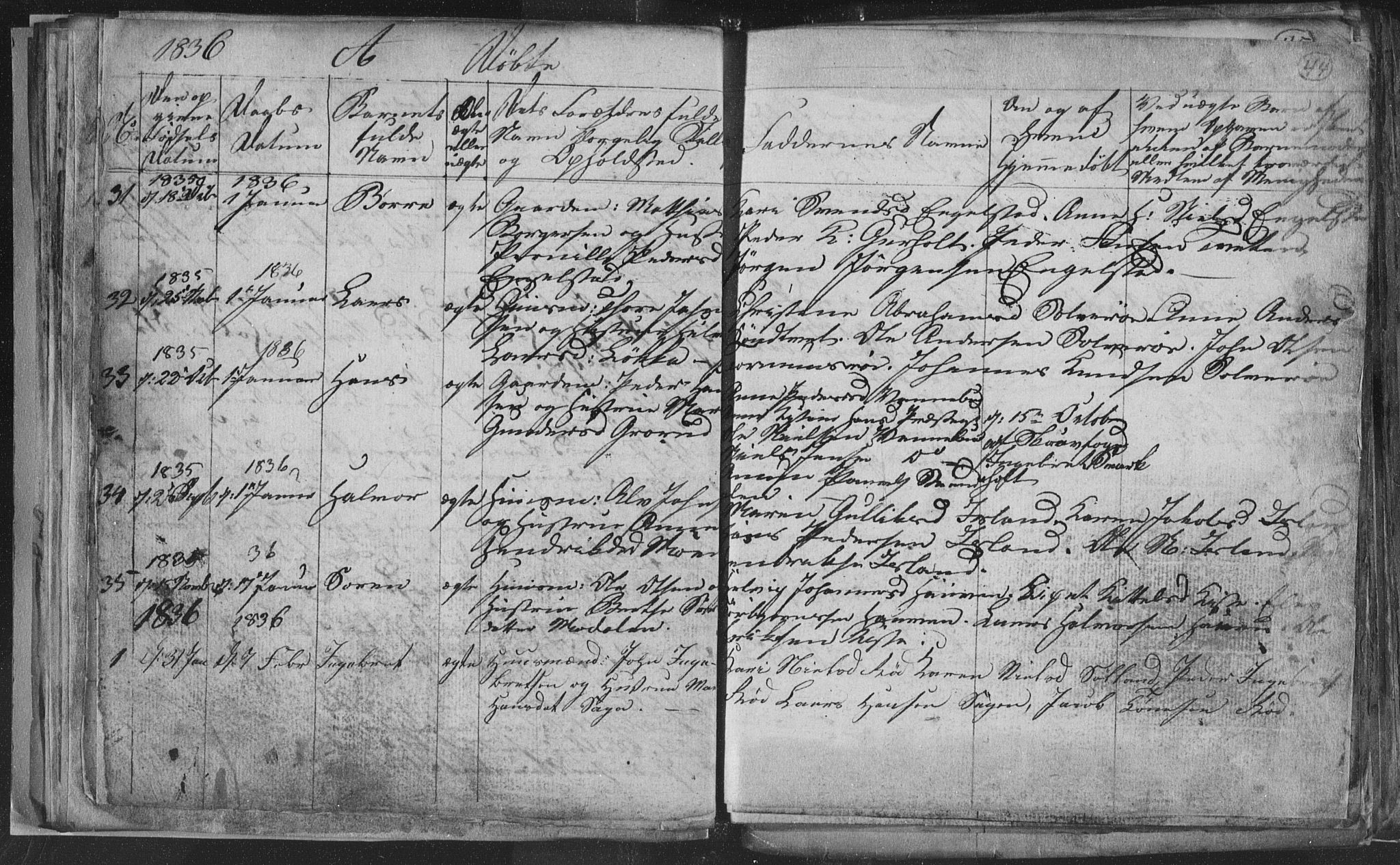 Siljan kirkebøker, SAKO/A-300/G/Ga/L0001: Parish register (copy) no. 1, 1827-1847, p. 44