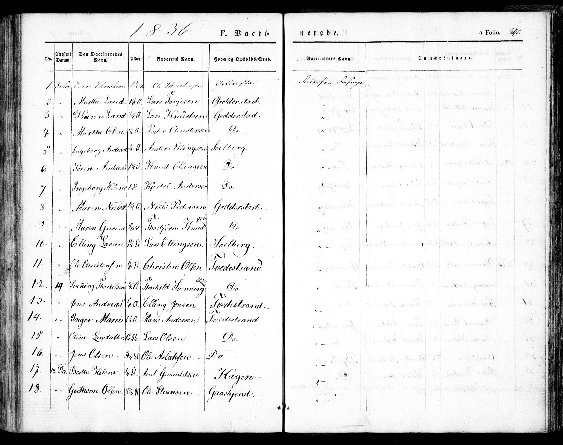 Holt sokneprestkontor, AV/SAK-1111-0021/F/Fa/L0007: Parish register (official) no. A 7, 1836-1848, p. 340