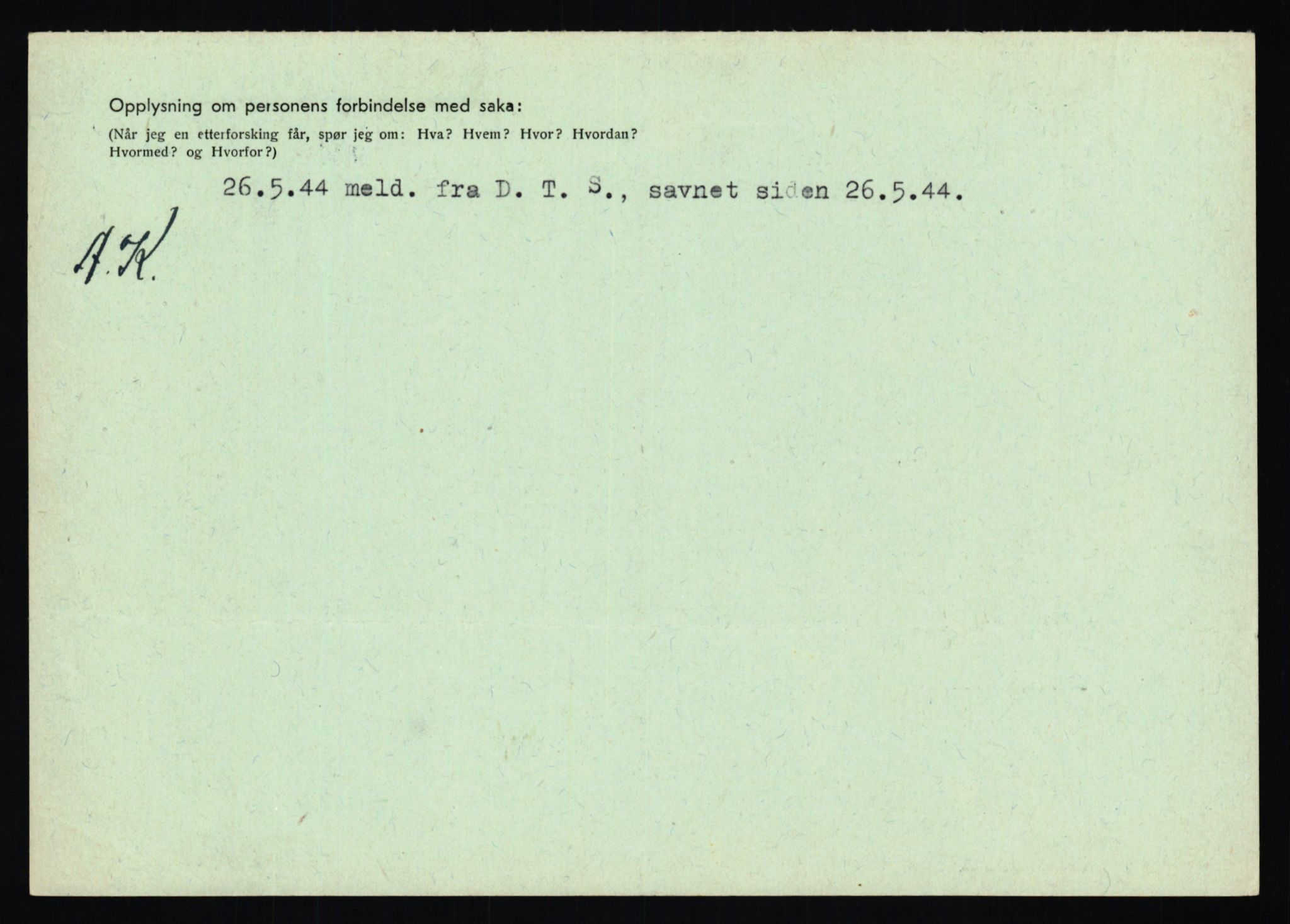 Statspolitiet - Hovedkontoret / Osloavdelingen, AV/RA-S-1329/C/Ca/L0012: Oanæs - Quistgaard	, 1943-1945, p. 19