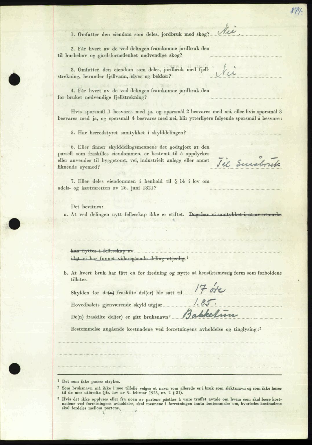 Nordmøre sorenskriveri, AV/SAT-A-4132/1/2/2Ca: Mortgage book no. A106, 1947-1947, Diary no: : 2756/1947