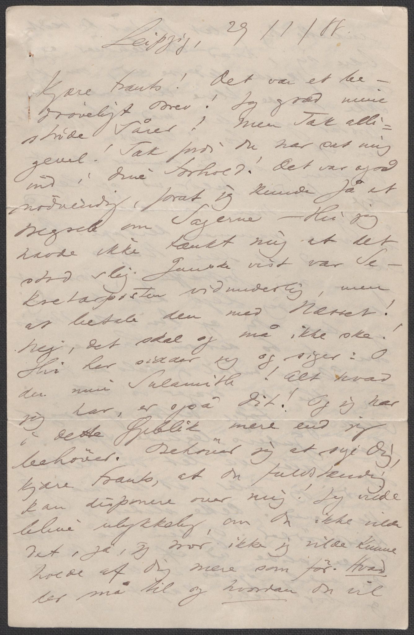 Beyer, Frants, AV/RA-PA-0132/F/L0001: Brev fra Edvard Grieg til Frantz Beyer og "En del optegnelser som kan tjene til kommentar til brevene" av Marie Beyer, 1872-1907, p. 252