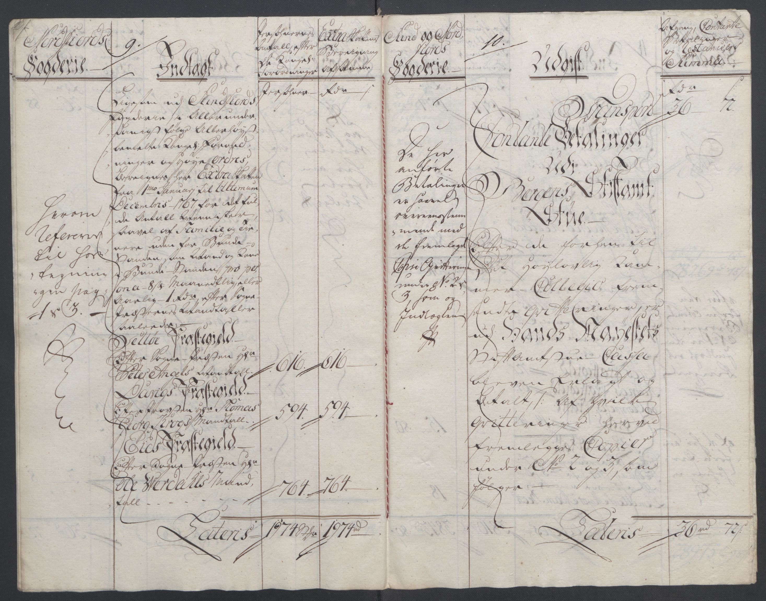 Rentekammeret inntil 1814, Reviderte regnskaper, Fogderegnskap, AV/RA-EA-4092/R53/L3550: Ekstraskatten Sunn- og Nordfjord, 1762-1771, p. 183