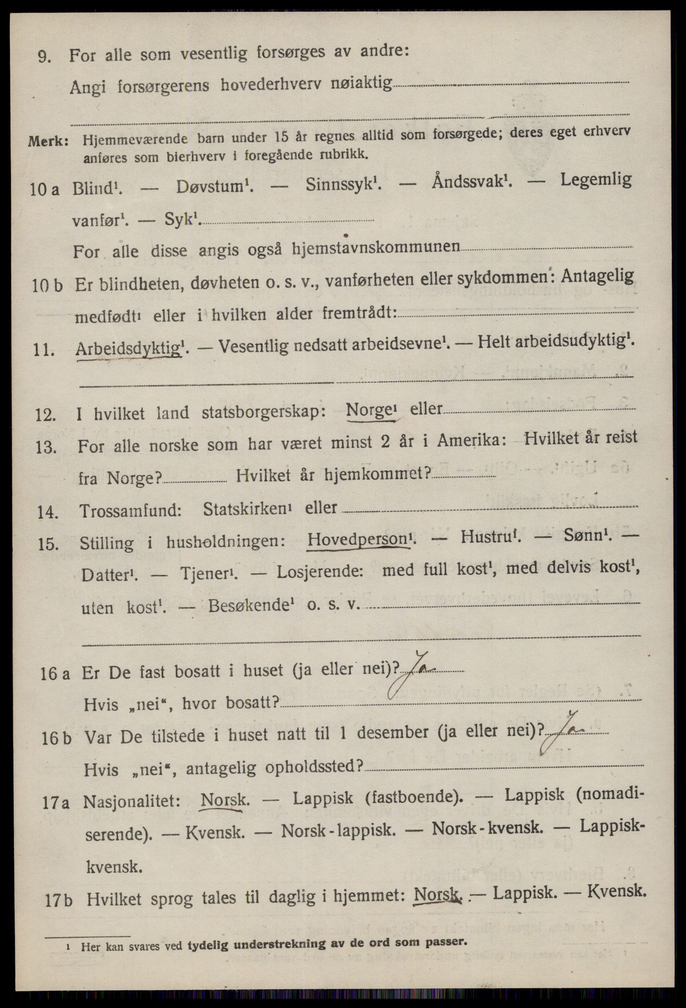 SAT, 1920 census for Meldal, 1920, p. 7286