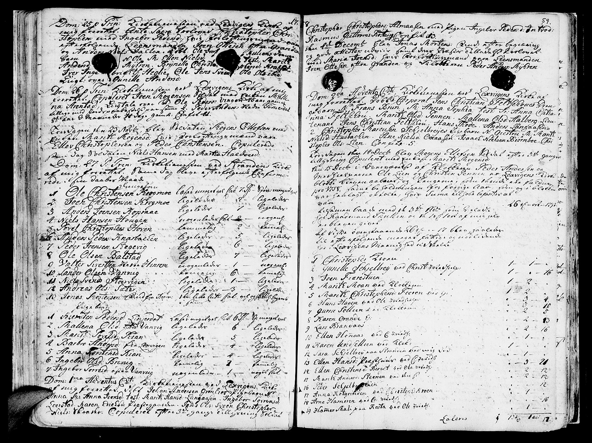 Ministerialprotokoller, klokkerbøker og fødselsregistre - Nord-Trøndelag, SAT/A-1458/701/L0003: Parish register (official) no. 701A03, 1751-1783, p. 59