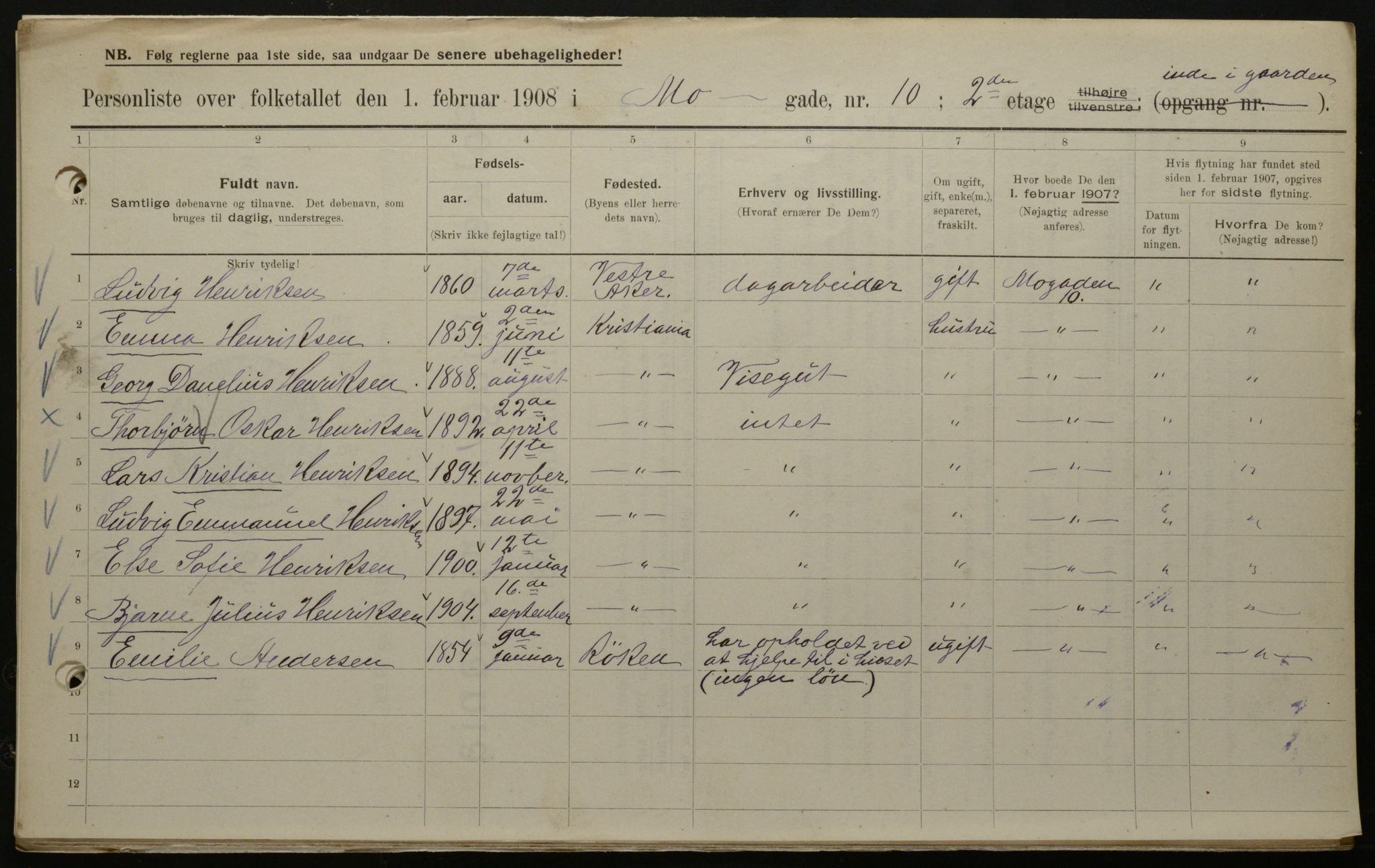 OBA, Municipal Census 1908 for Kristiania, 1908, p. 58621