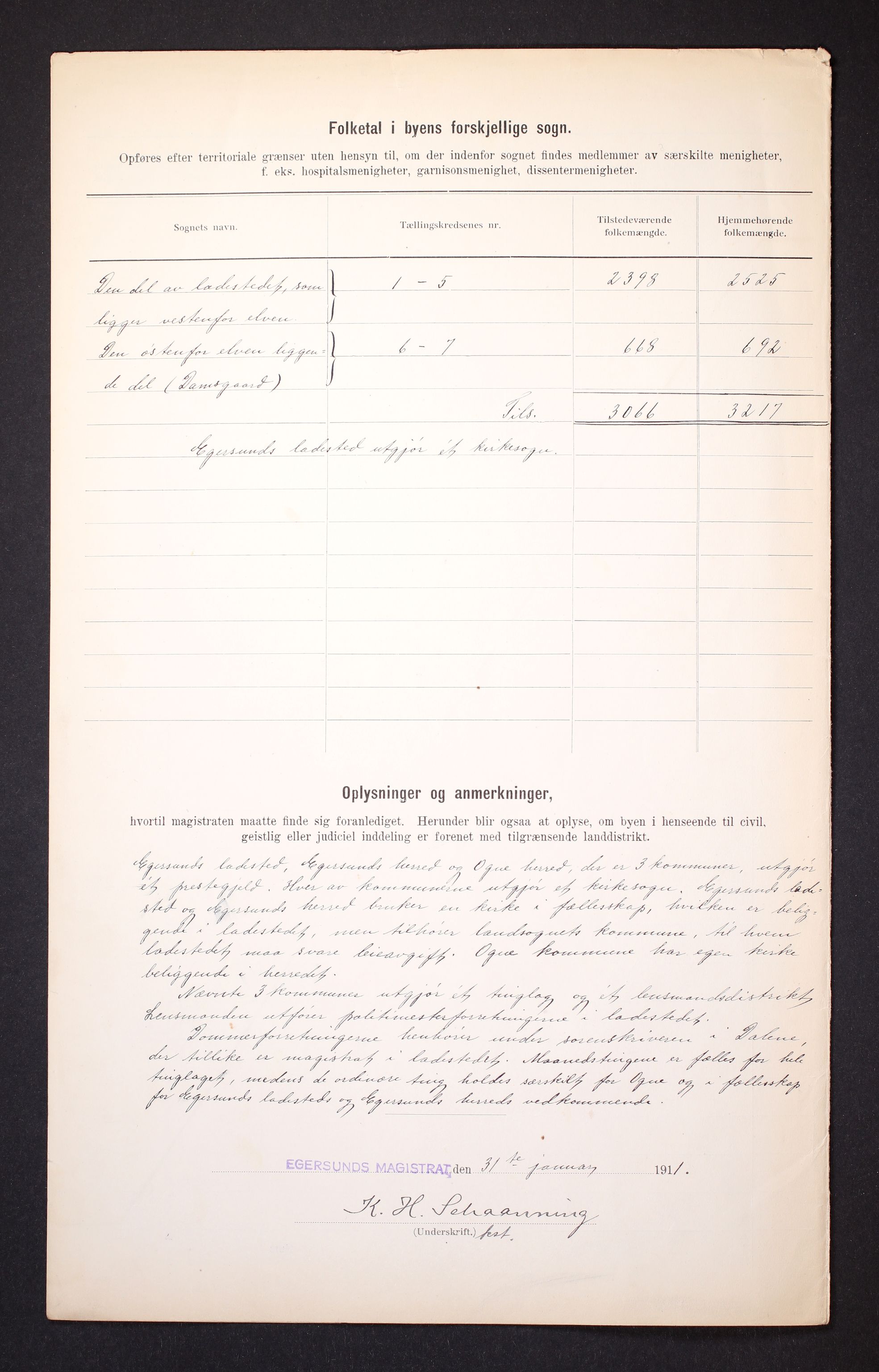 RA, 1910 census for Egersund, 1910, p. 4