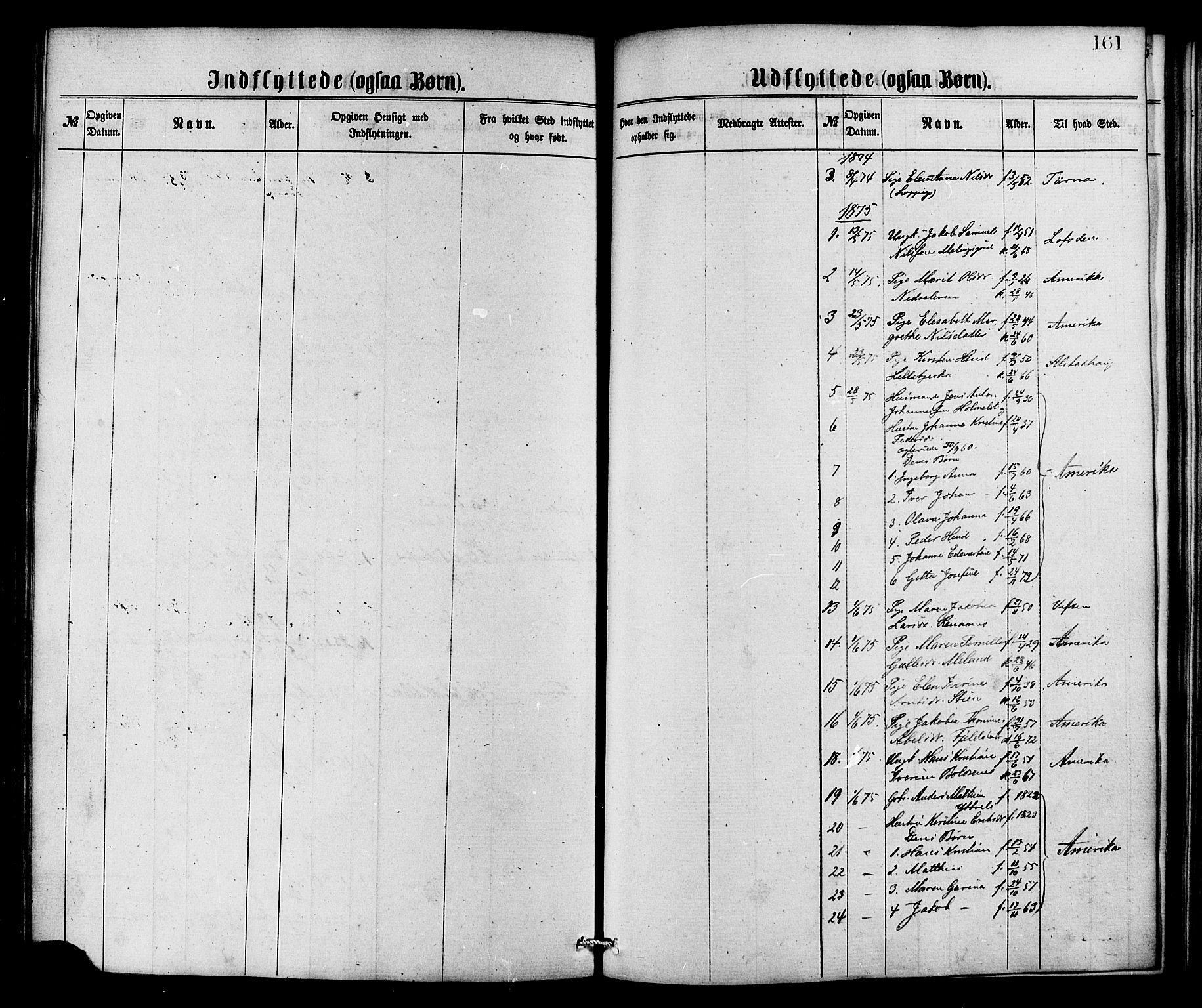 Ministerialprotokoller, klokkerbøker og fødselsregistre - Nordland, AV/SAT-A-1459/826/L0378: Parish register (official) no. 826A01, 1865-1878, p. 161