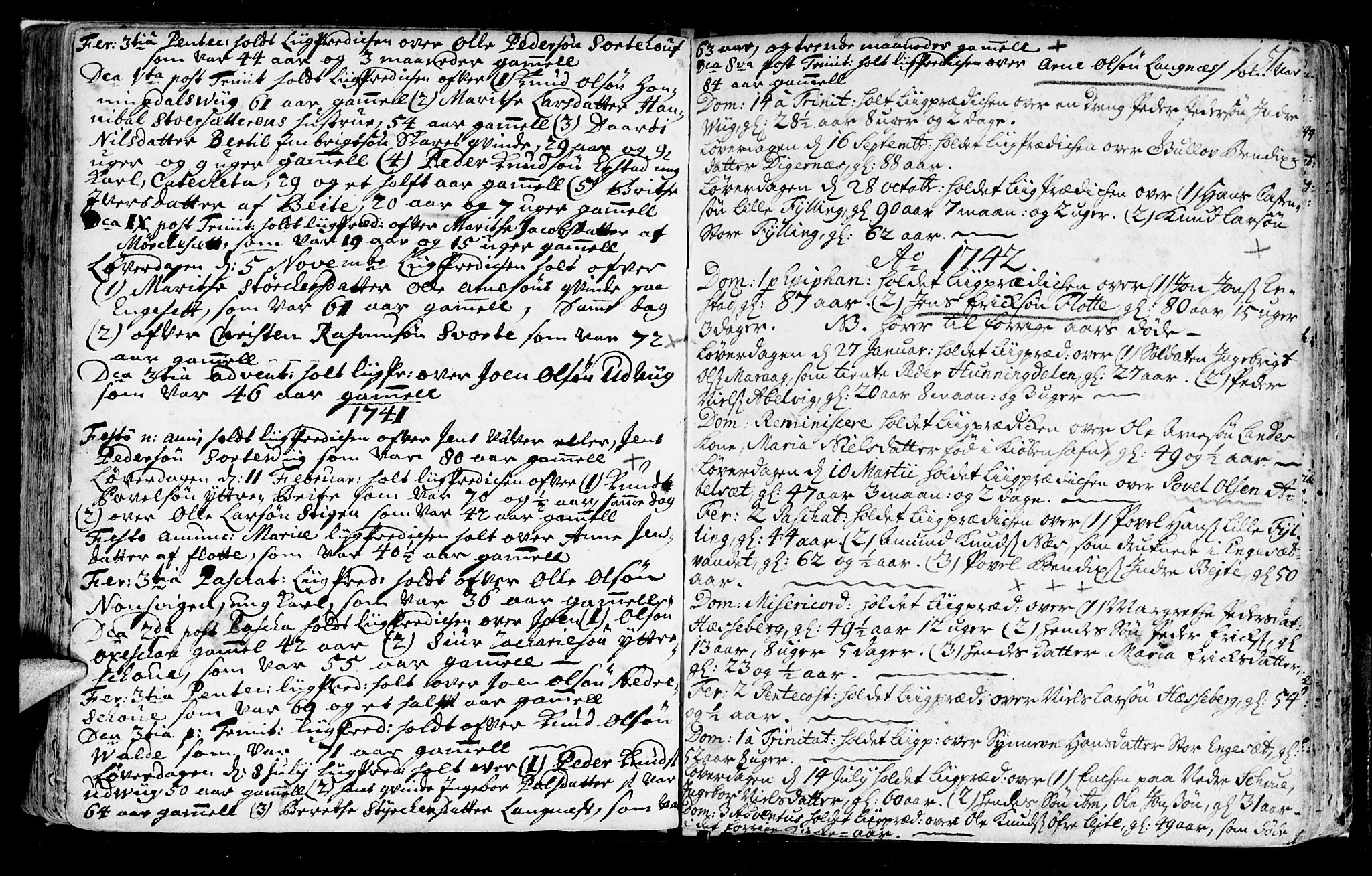 Ministerialprotokoller, klokkerbøker og fødselsregistre - Møre og Romsdal, AV/SAT-A-1454/524/L0349: Parish register (official) no. 524A01, 1698-1779, p. 151