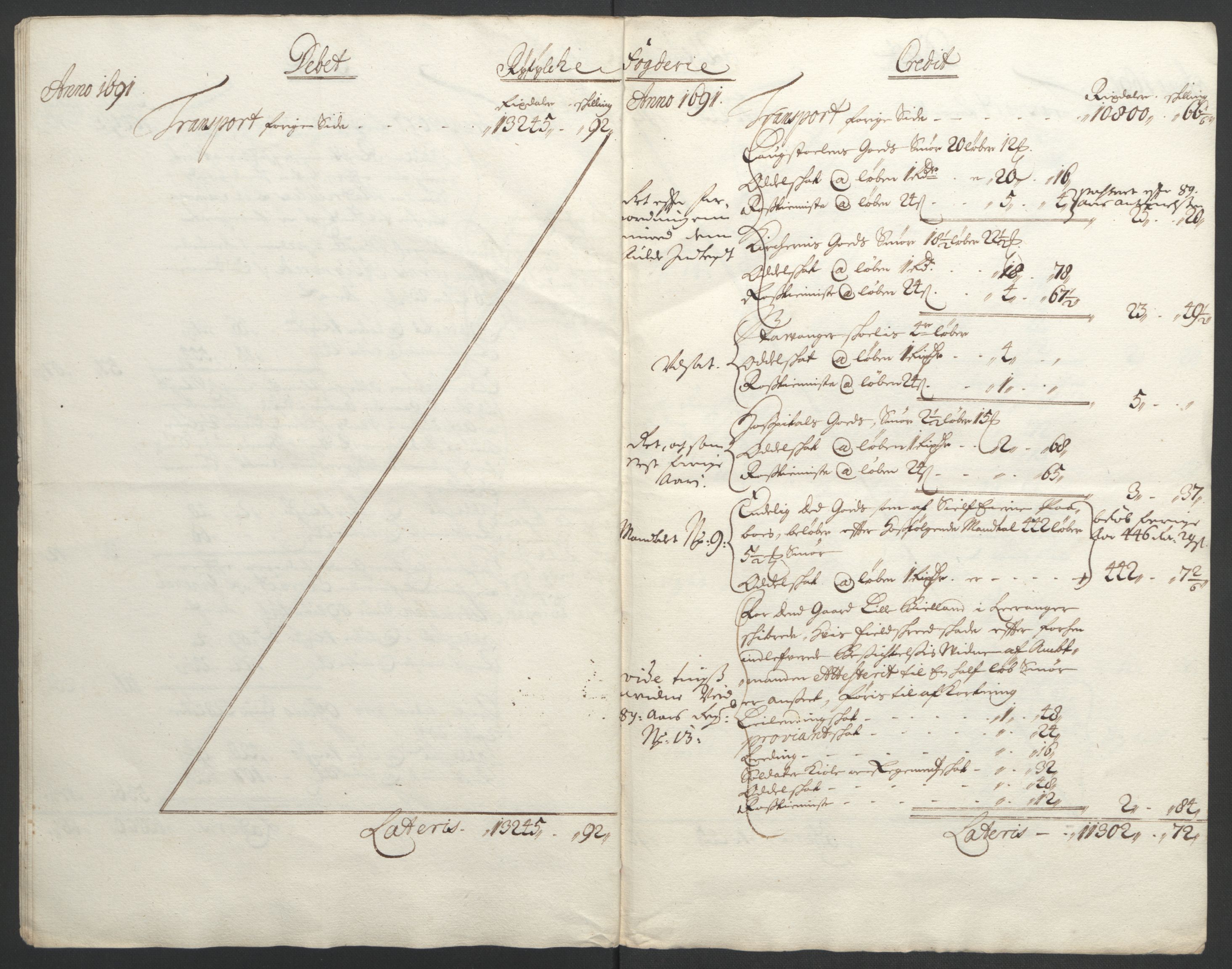 Rentekammeret inntil 1814, Reviderte regnskaper, Fogderegnskap, AV/RA-EA-4092/R47/L2856: Fogderegnskap Ryfylke, 1689-1693, p. 324