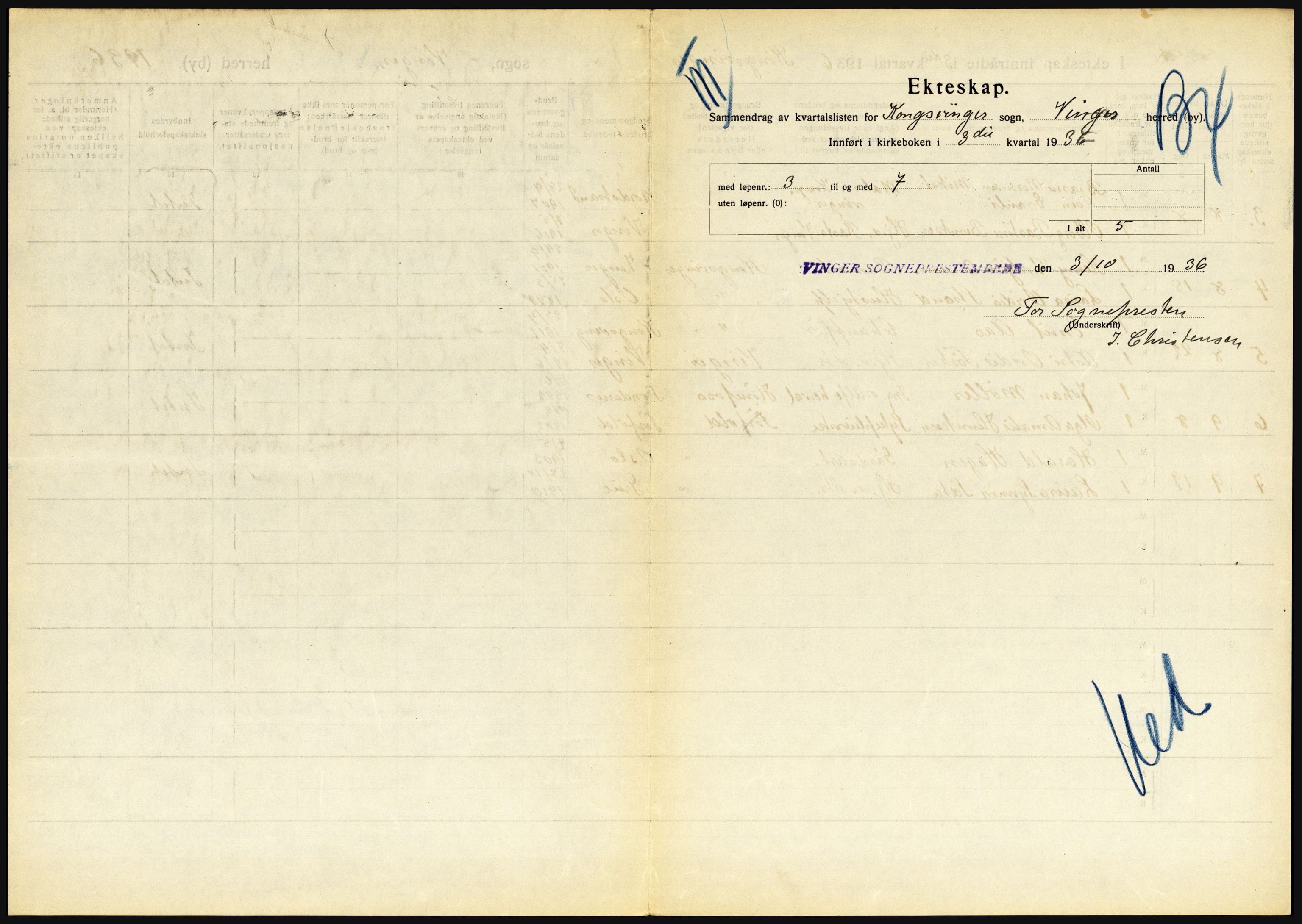 Statistisk sentralbyrå, Sosiodemografiske emner, Befolkning, RA/S-2228/D/Df/Dfd/Dfdf/L0011: Hedmark, 1936, p. 601