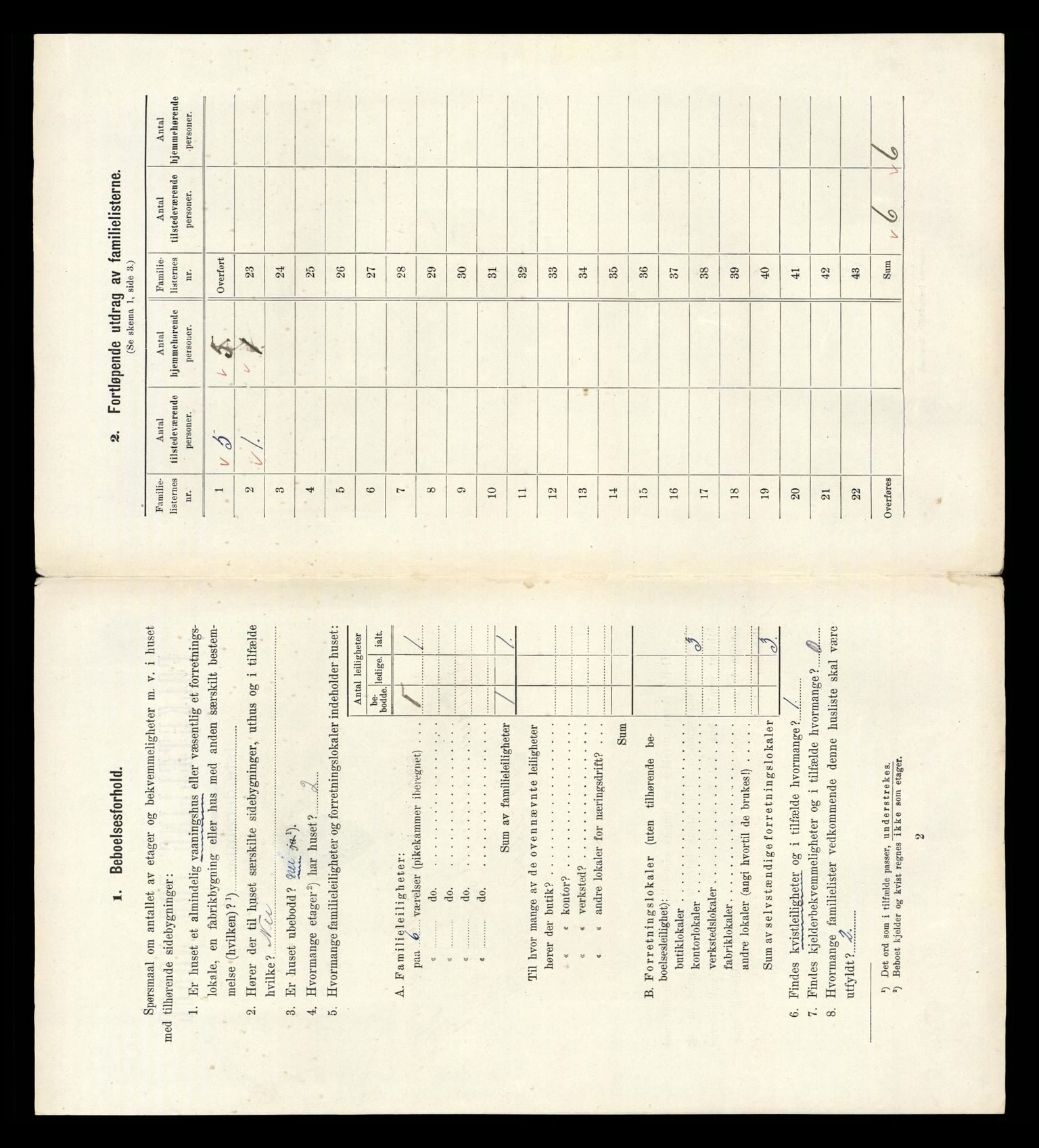 RA, 1910 census for Kristiansand, 1910, p. 1623