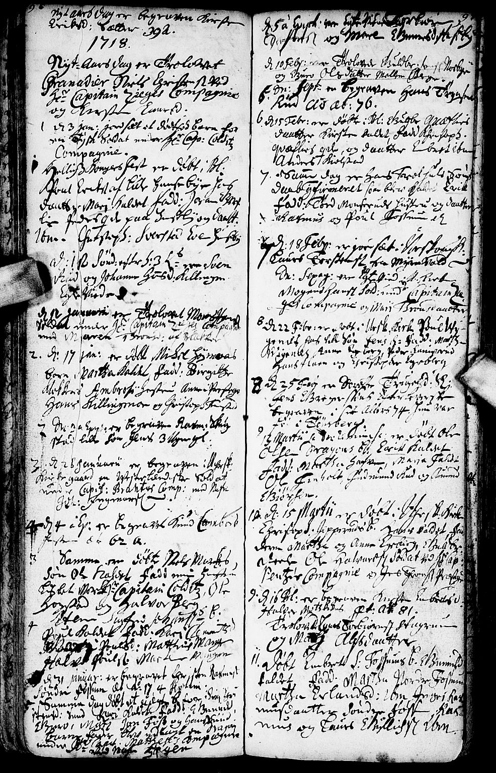 Aurskog prestekontor Kirkebøker, SAO/A-10304a/F/Fa/L0001: Parish register (official) no. I 1, 1707-1735, p. 96-97
