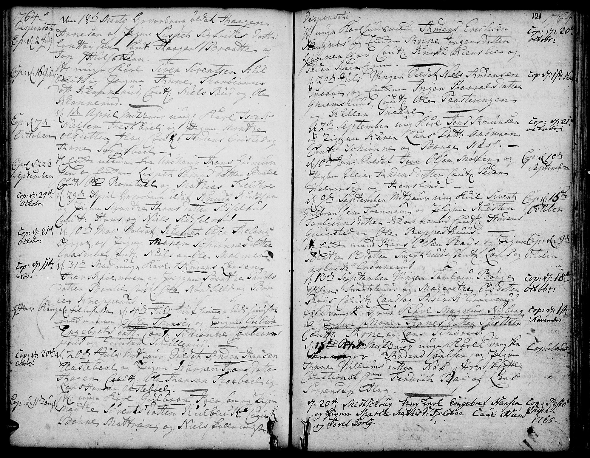 Vinger prestekontor, AV/SAH-PREST-024/H/Ha/Haa/L0003: Parish register (official) no. 3, 1751-1772, p. 121