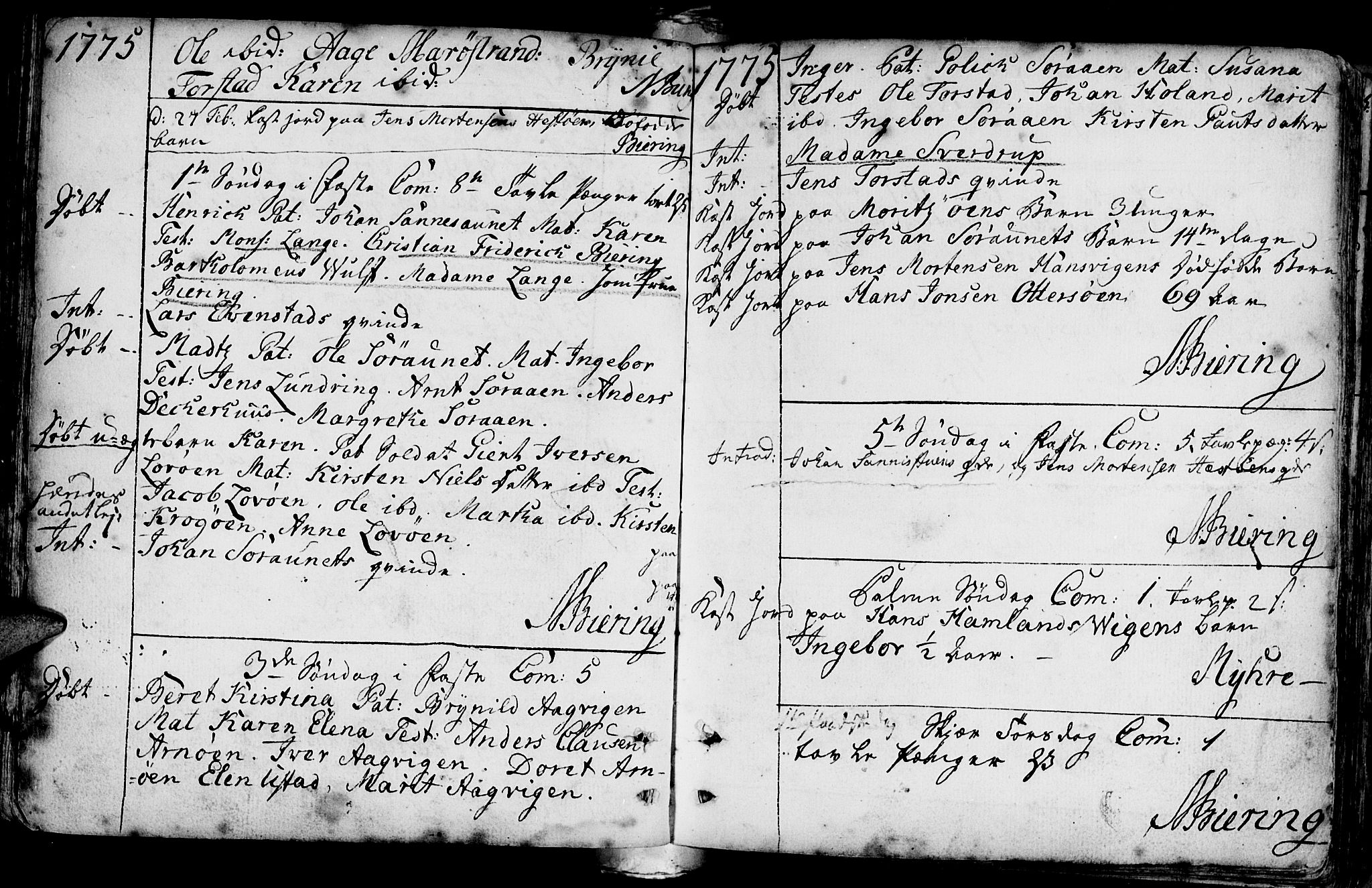 Ministerialprotokoller, klokkerbøker og fødselsregistre - Nord-Trøndelag, AV/SAT-A-1458/784/L0665: Parish register (official) no. 784A01, 1730-1785