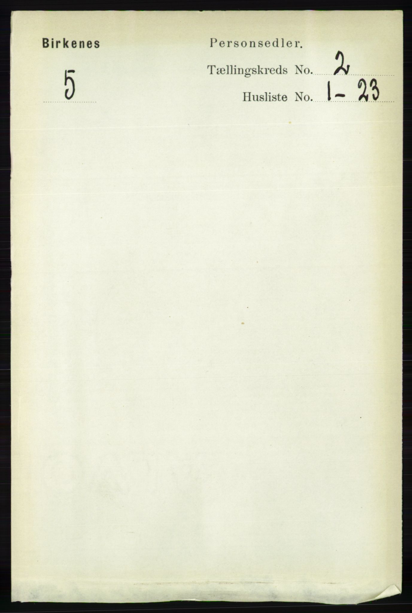 RA, 1891 Census for 0928 Birkenes, 1891, p. 499