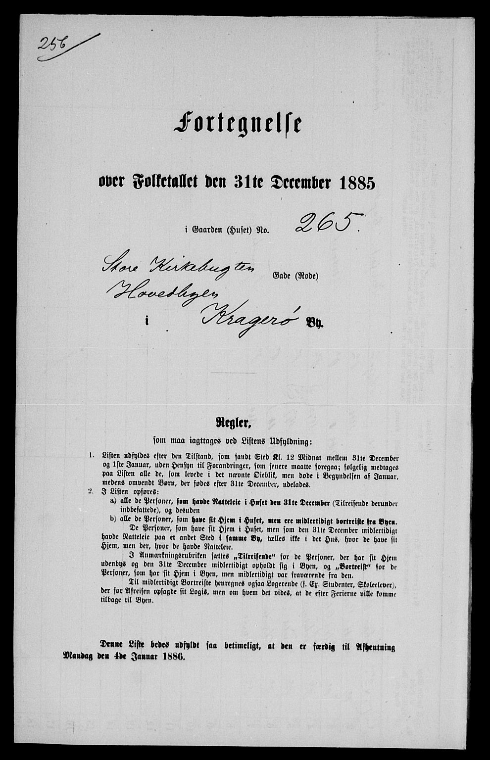 SAKO, 1885 census for 0801 Kragerø, 1885, p. 1539