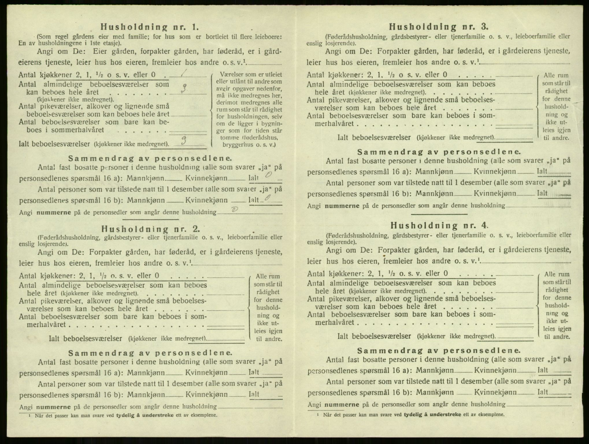 SAKO, 1920 census for Stokke, 1920, p. 1665