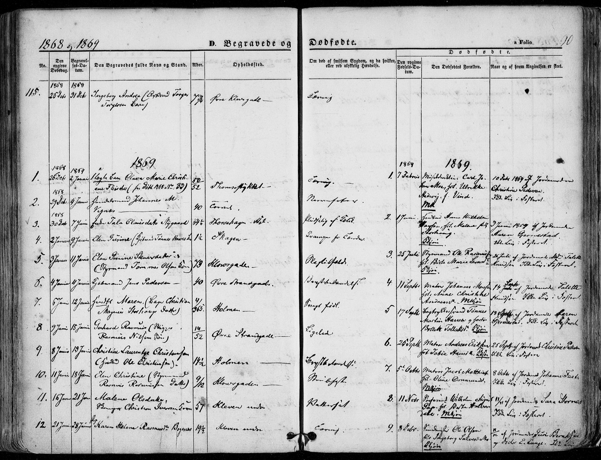 Domkirken sokneprestkontor, SAST/A-101812/001/30/30BA/L0020: Parish register (official) no. A 19, 1858-1877, p. 90