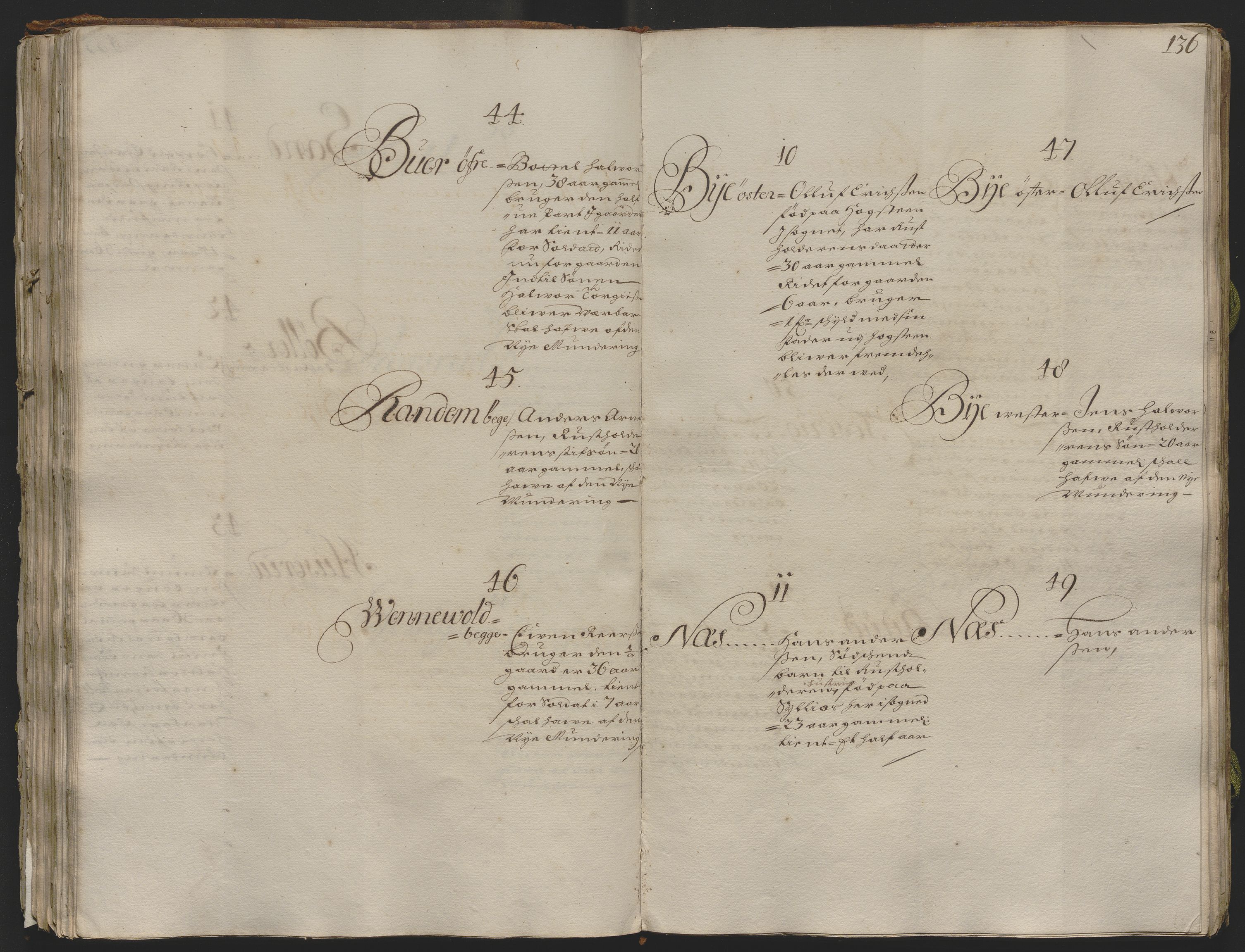 Rentekammeret inntil 1814, Realistisk ordnet avdeling, AV/RA-EA-4070/Ok/L0013: [Ff 19]: Generalhovedrulle over kavaleriet og dragonene i Norge, 1690-1691, p. 135b-136a