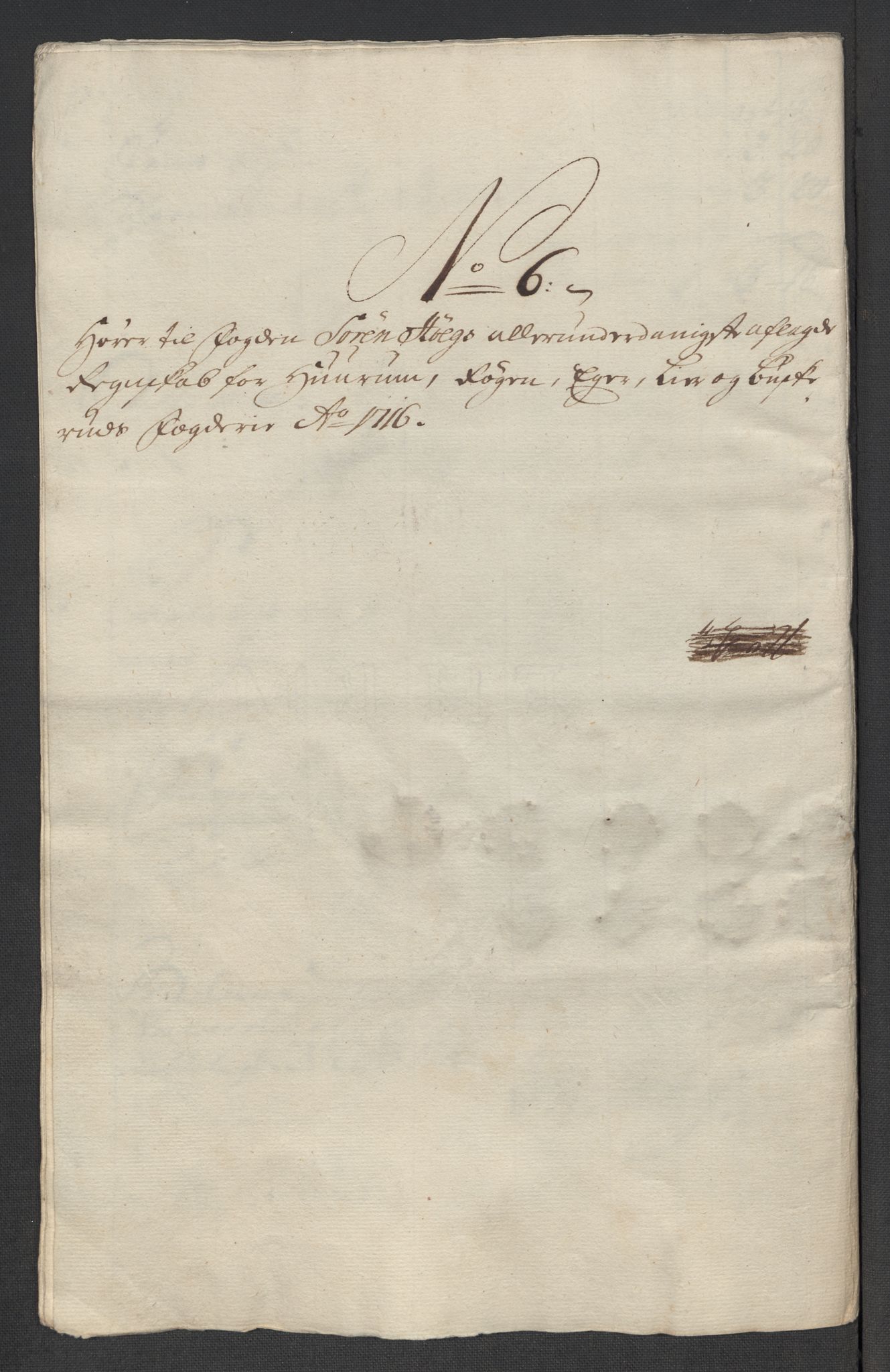 Rentekammeret inntil 1814, Reviderte regnskaper, Fogderegnskap, AV/RA-EA-4092/R31/L1710: Fogderegnskap Hurum, Røyken, Eiker, Lier og Buskerud, 1715-1716, p. 350