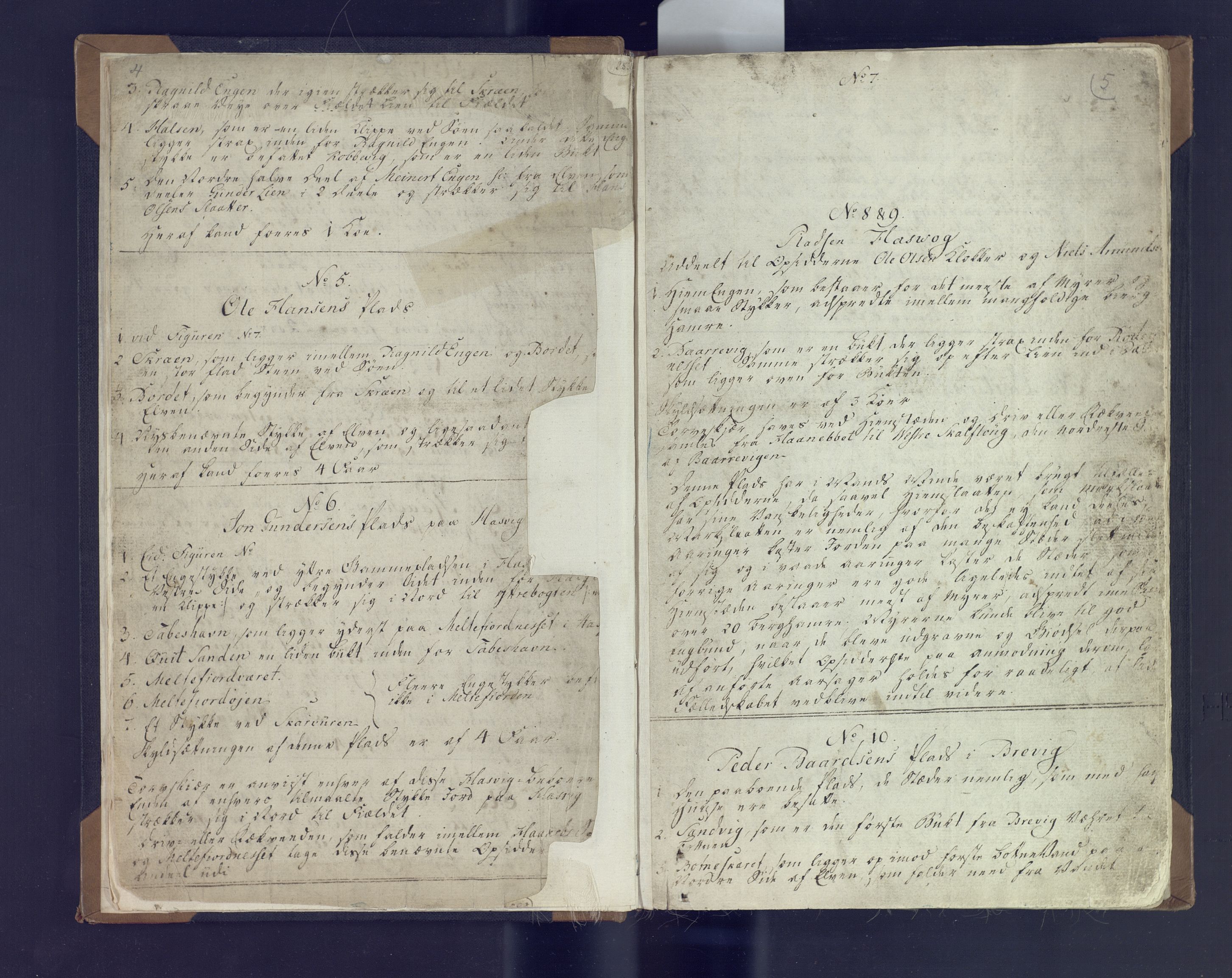 Fylkesmannen i Finnmark, AV/SATØ-S-1120/1Coa/L2882: Landmålerprotokoll (i nærmagasinet/skannet), 1776-1845, p. 6