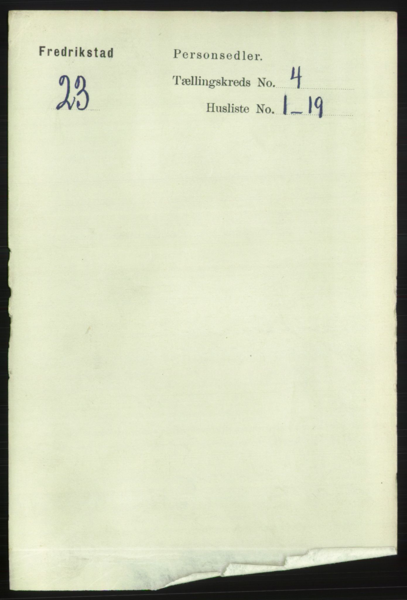 RA, 1891 census for 0103 Fredrikstad, 1891, p. 6280