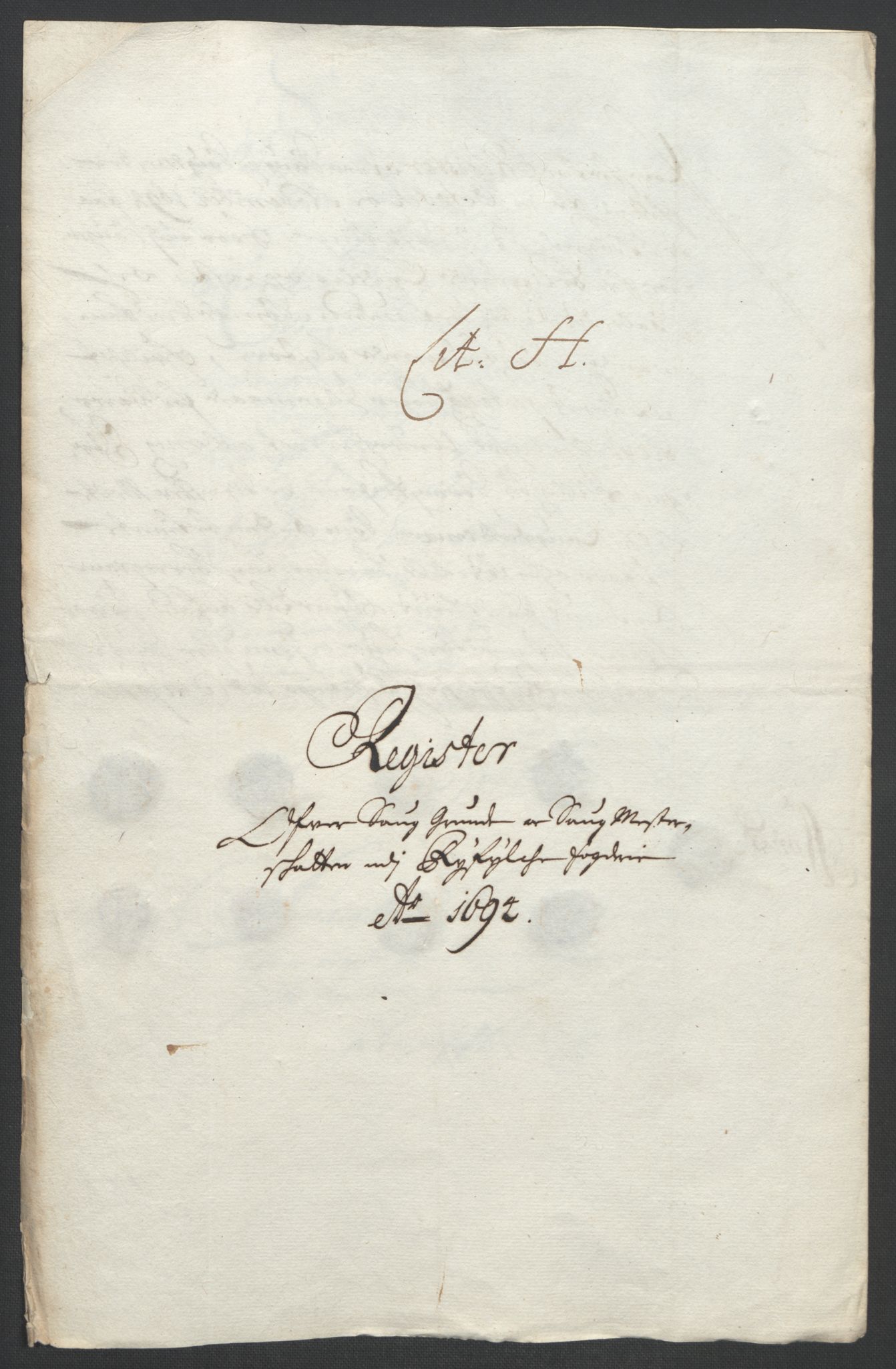 Rentekammeret inntil 1814, Reviderte regnskaper, Fogderegnskap, RA/EA-4092/R47/L2857: Fogderegnskap Ryfylke, 1694-1696, p. 57