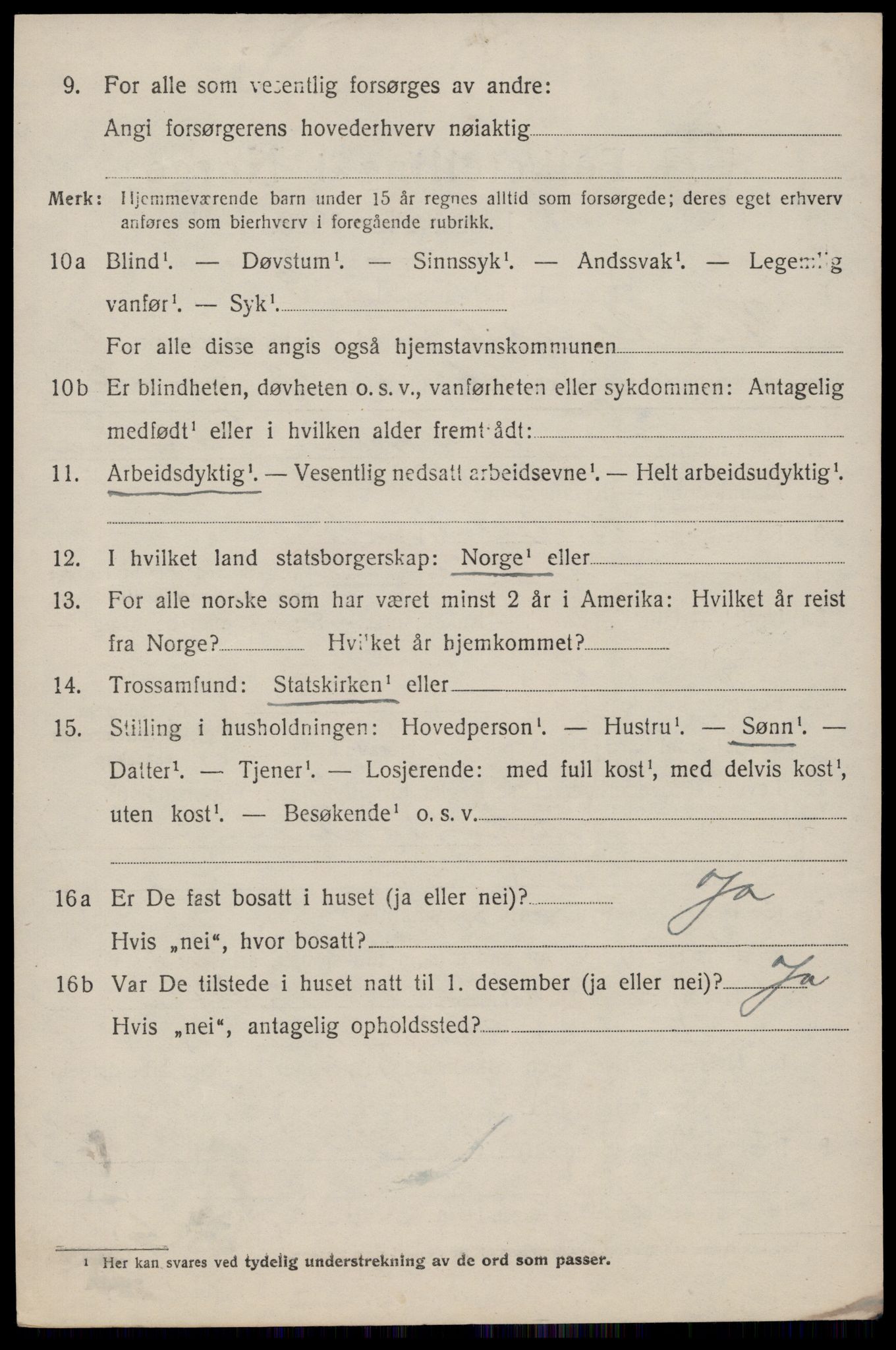 SAKO, 1920 census for Kviteseid, 1920, p. 2062