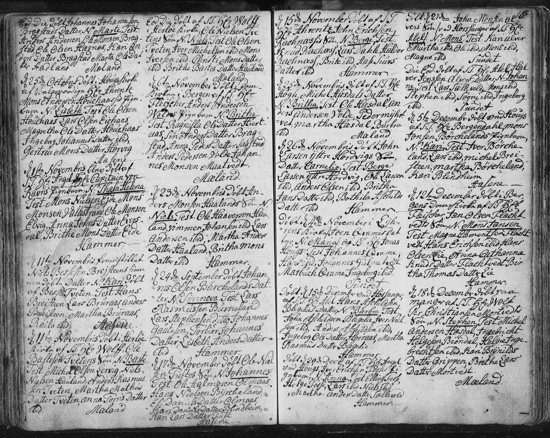 Hamre sokneprestembete, AV/SAB-A-75501/H/Ha/Haa/Haaa/L0008: Parish register (official) no. A 8, 1778-1804, p. 116