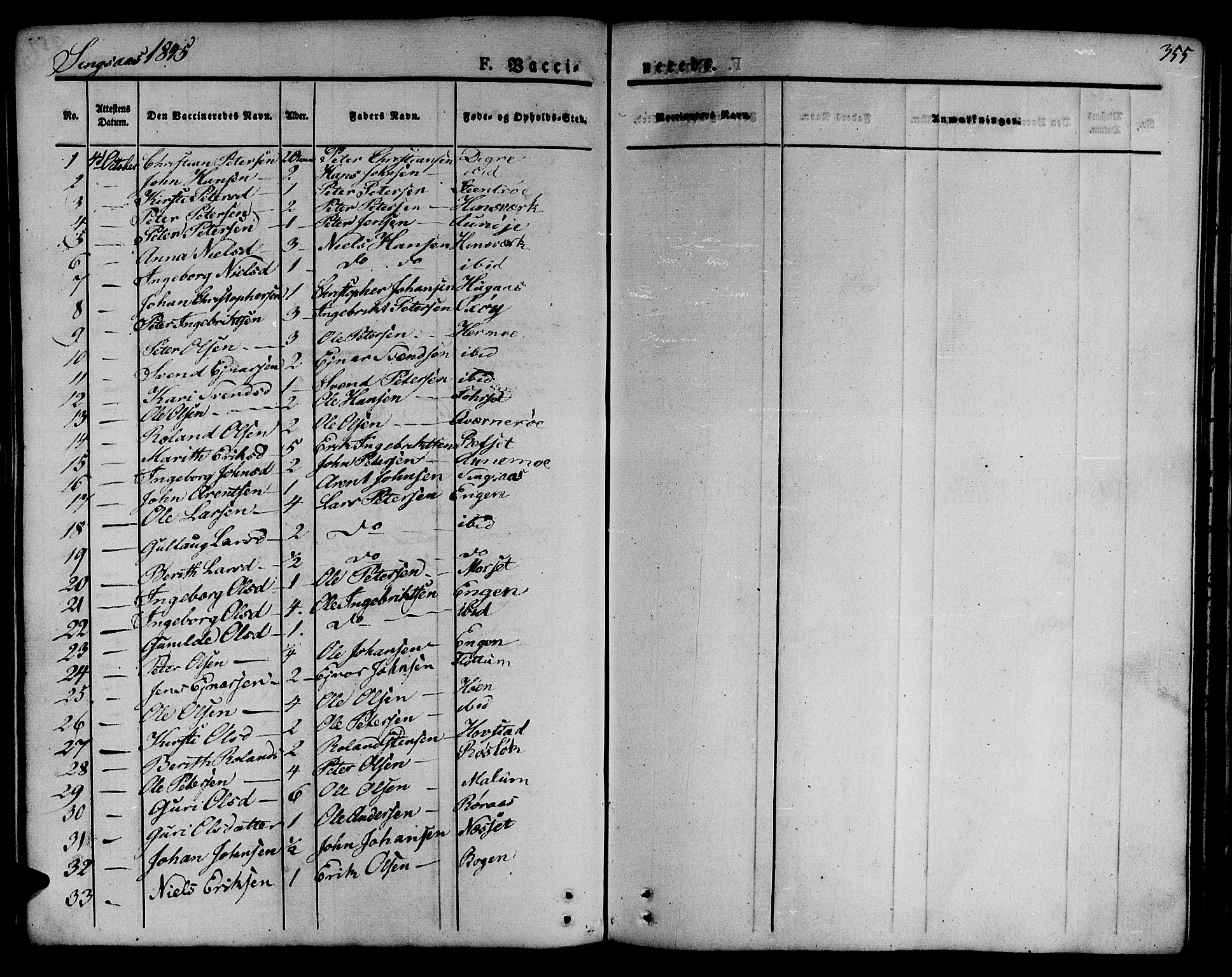 Ministerialprotokoller, klokkerbøker og fødselsregistre - Sør-Trøndelag, AV/SAT-A-1456/685/L0961: Parish register (official) no. 685A05 /2, 1829-1845, p. 355